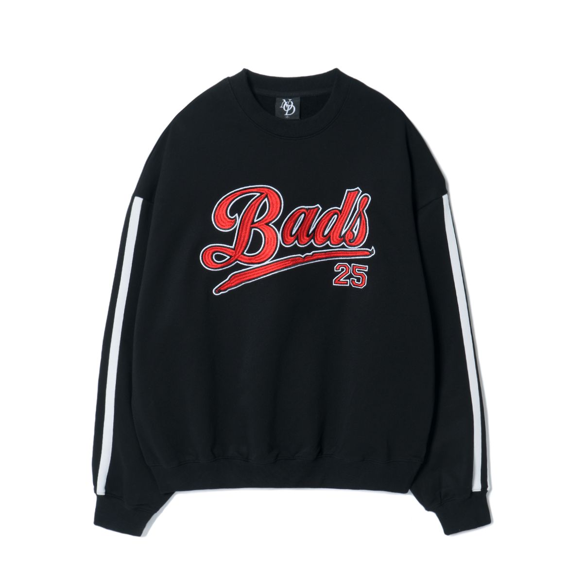 노드(NOD) Baseball team BADS Crewneck (Black)