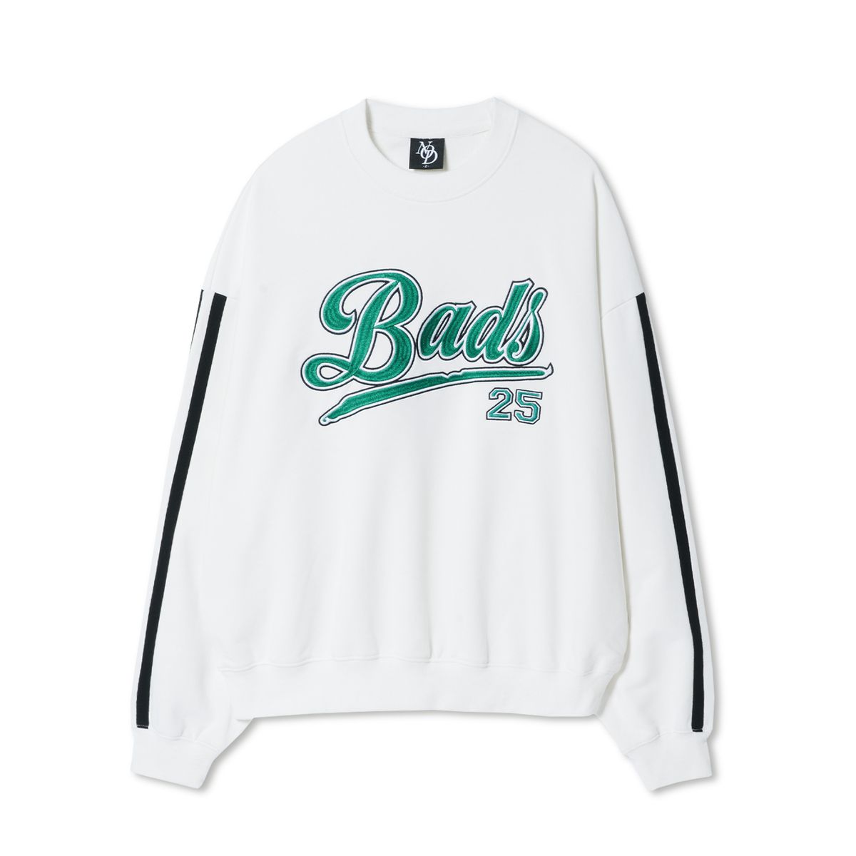 노드(NOD) Baseball team BADS Crewneck (White)