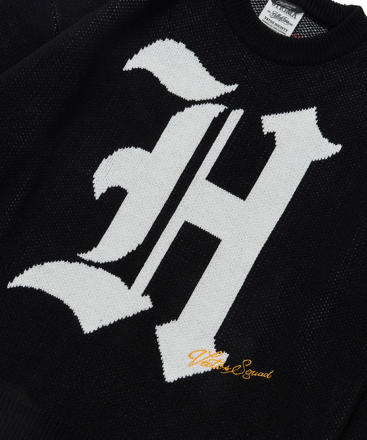 스티그마(STIGMA) Hell Oversized Knit Crewneck