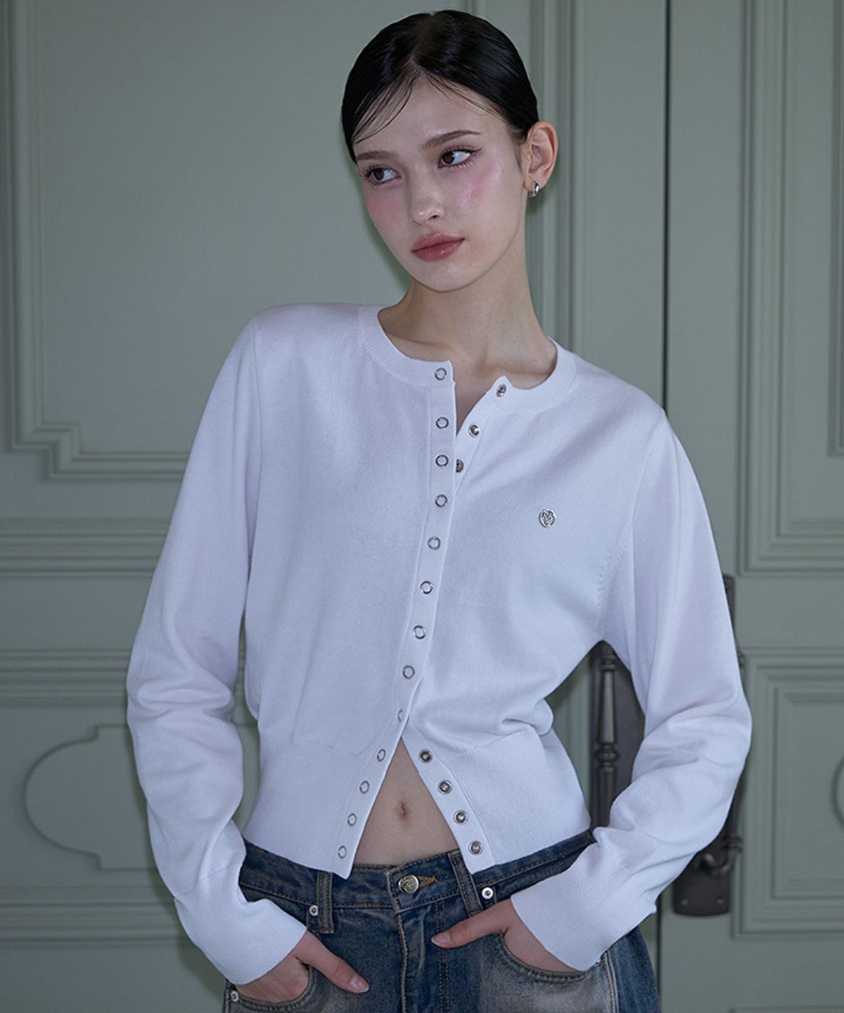 로제프란츠(ROSEFRANTZ) Eyelet Round Cardigan [9color]