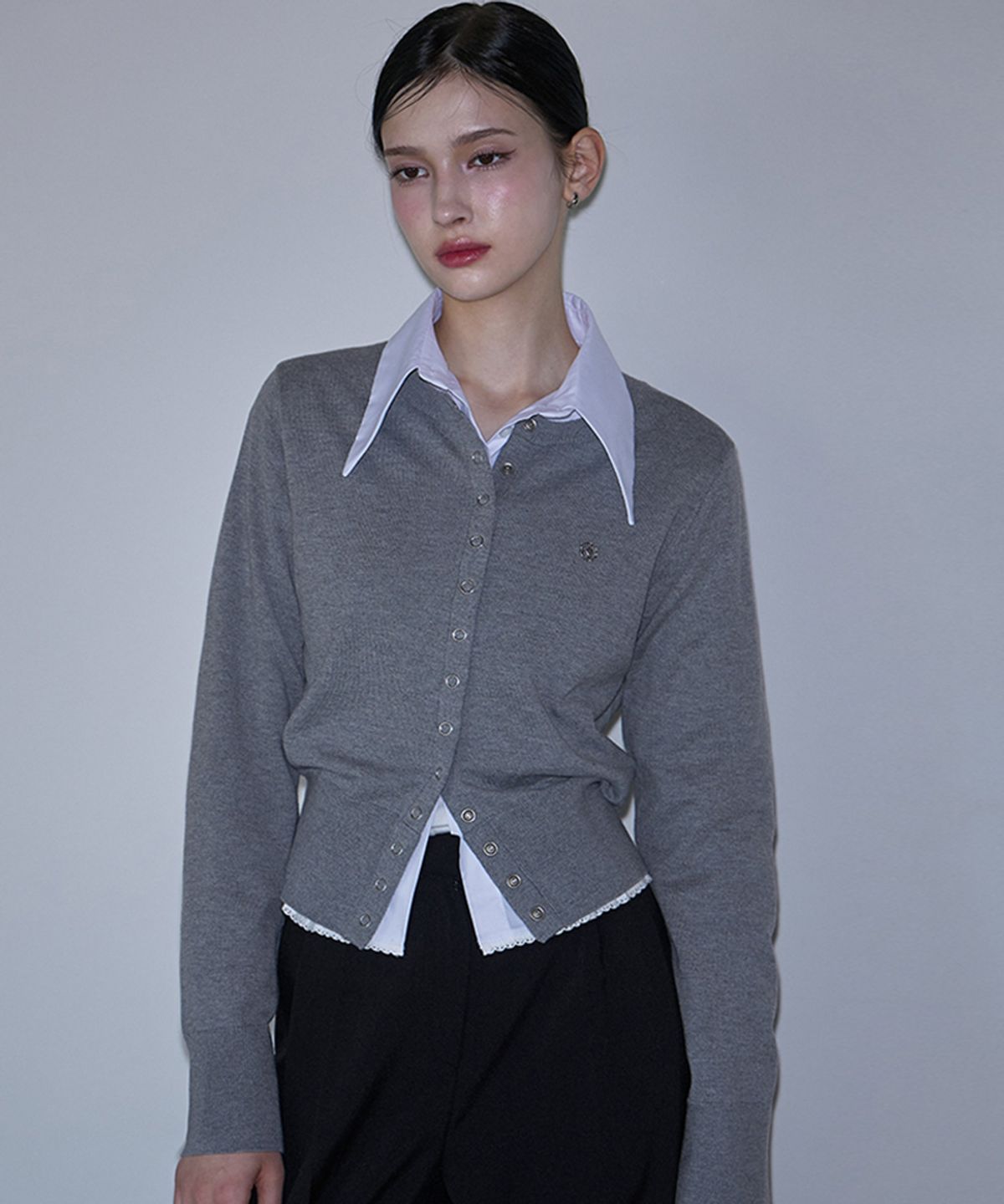 로제프란츠(ROSEFRANTZ) Eyelet Round Cardigan [9color]
