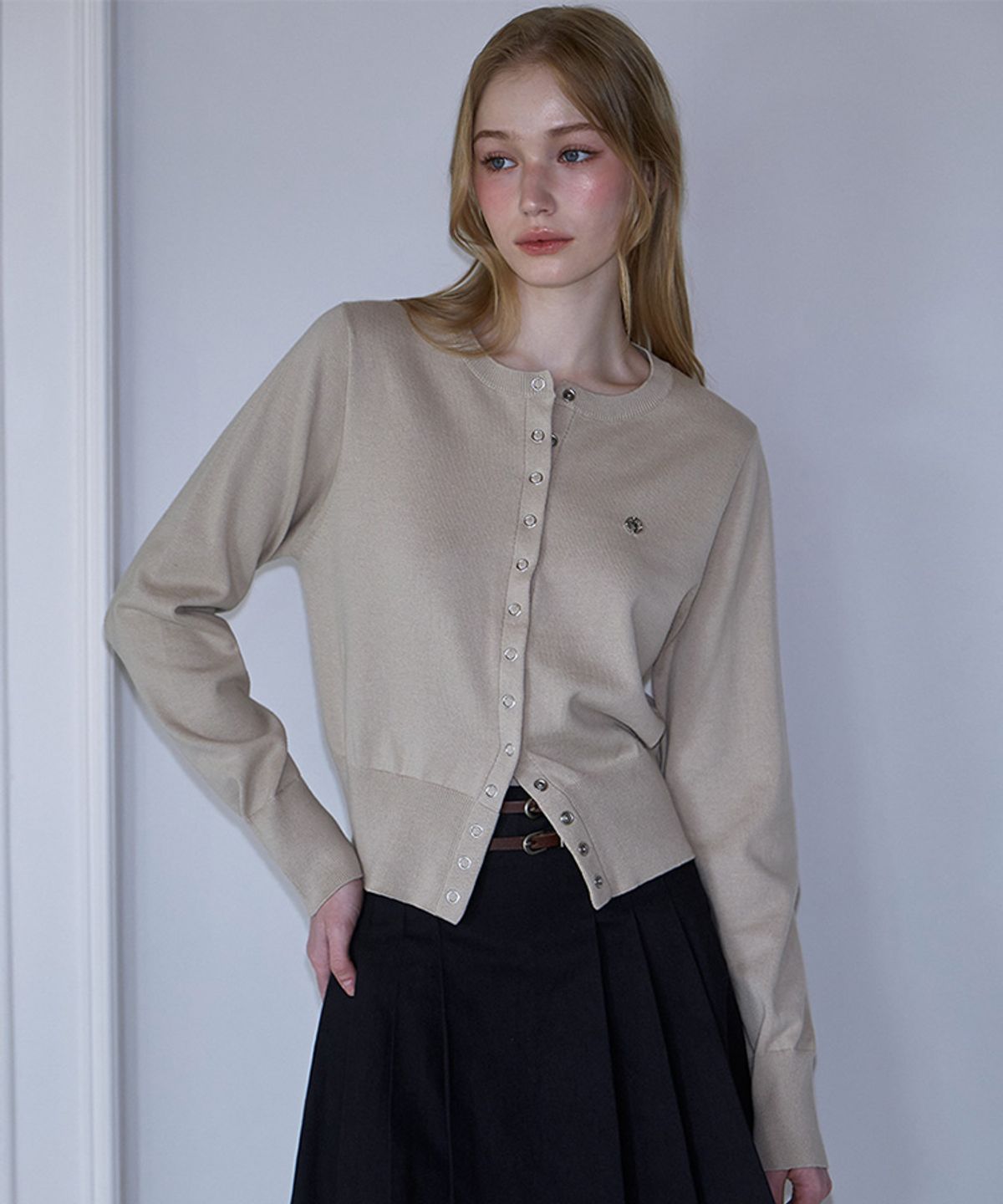 로제프란츠(ROSEFRANTZ) Eyelet Round Cardigan [9color]