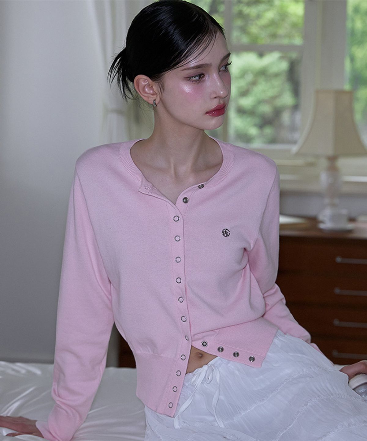 로제프란츠(ROSEFRANTZ) Eyelet Round Cardigan [9color]