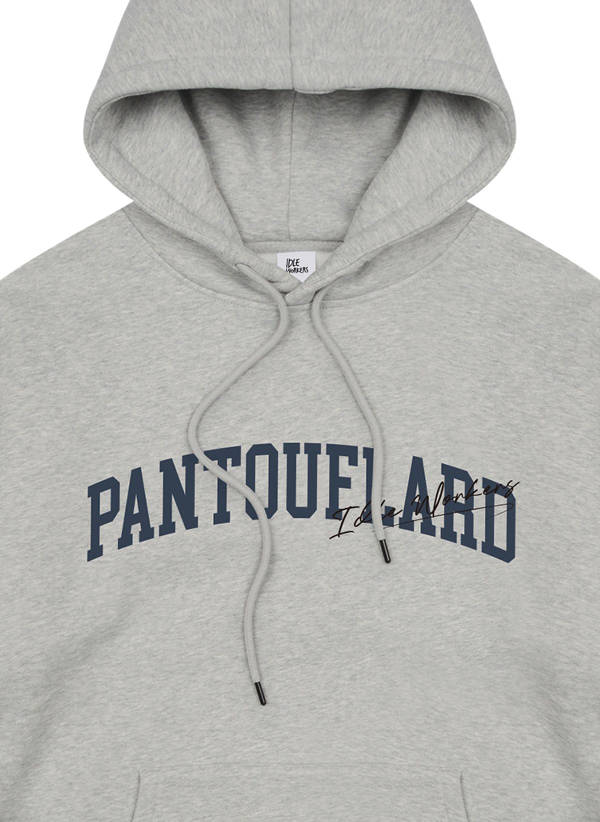 아이들워커스(IDLEWORKERS) PANTOUFLARD 기모 후드_그레이
