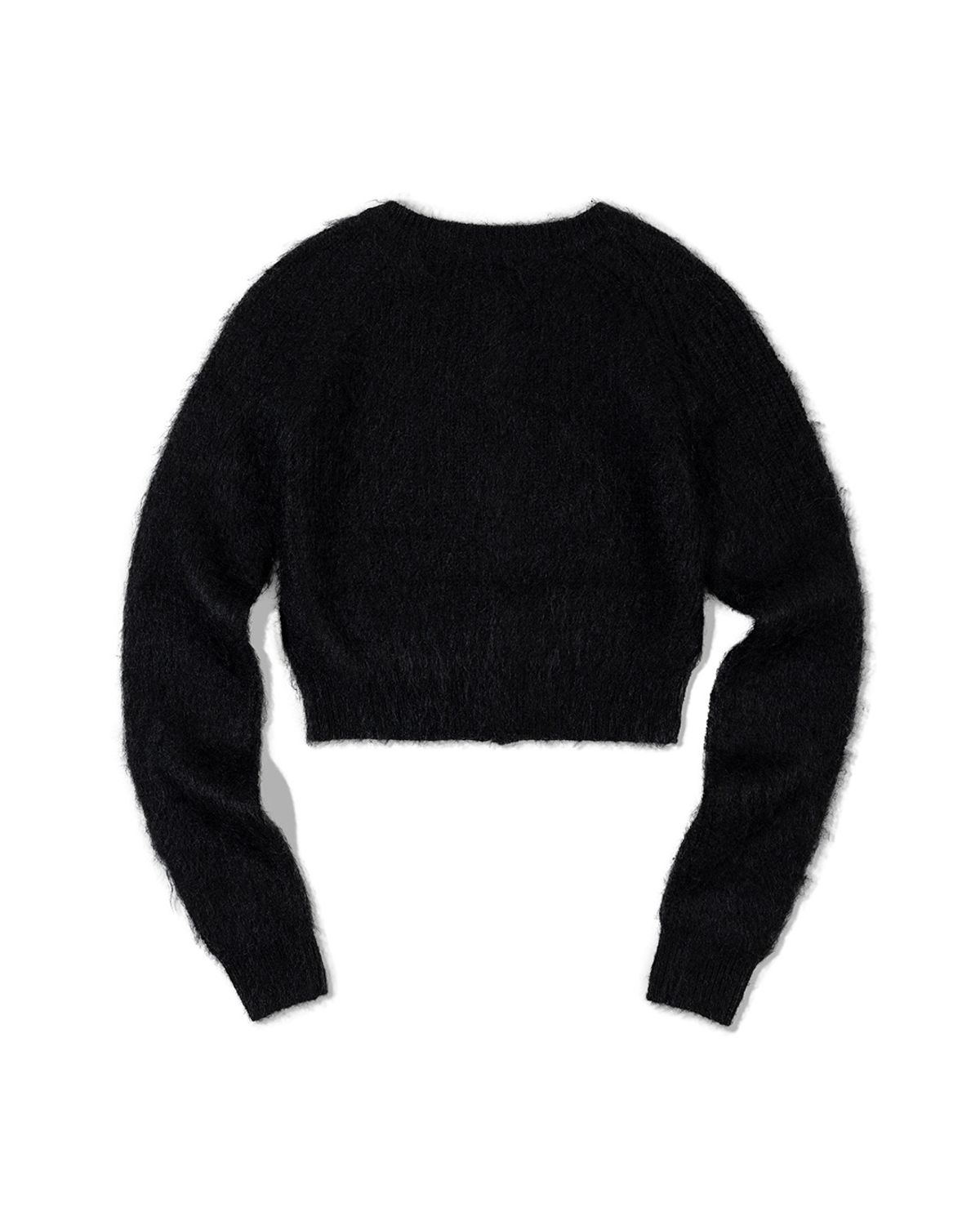 모아(MOAA) 라이크 모헤어 클라우디 카디건 (BLACK)