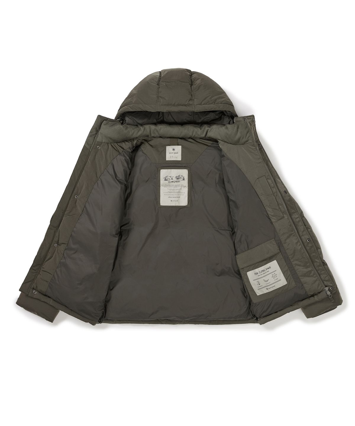 스노우피크 어패럴(SNOWPEAK APPAREL) 브라이트 후드 헤비 다운 자켓 (S24WMFDJ70) Khaki