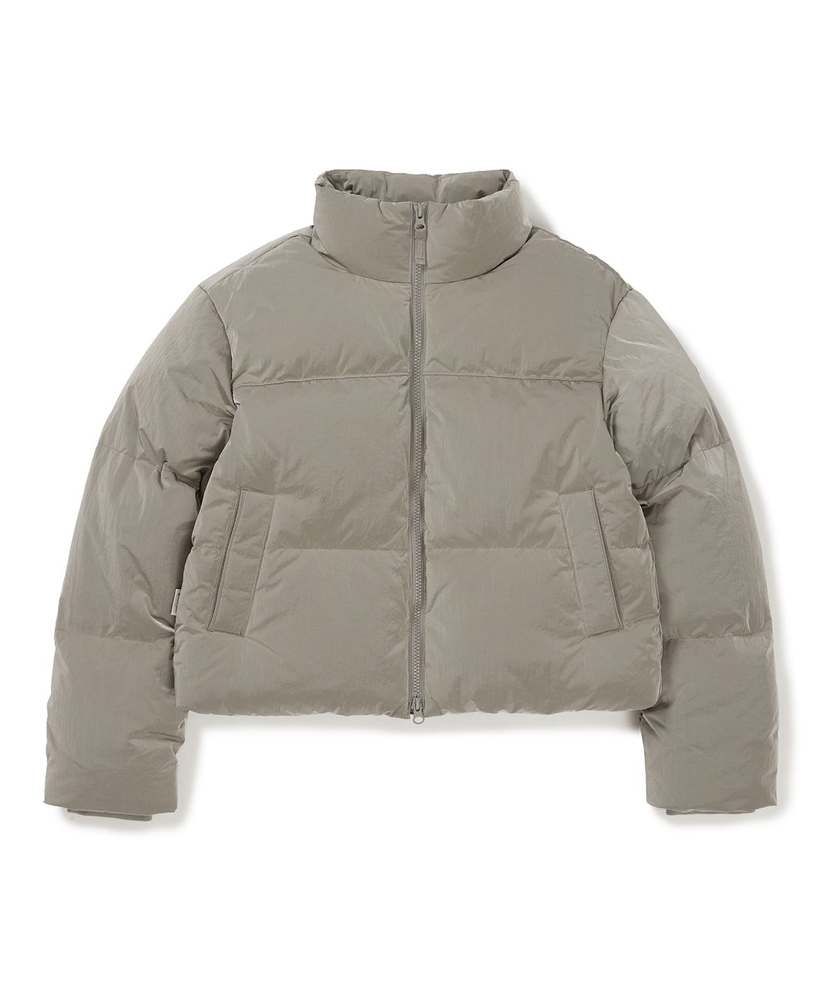 스노우피크 어패럴(SNOWPEAK APPAREL) 브라이트 여성 스탠드넥 헤비 다운 자켓 (S24WWFDJ71) Tan Gray