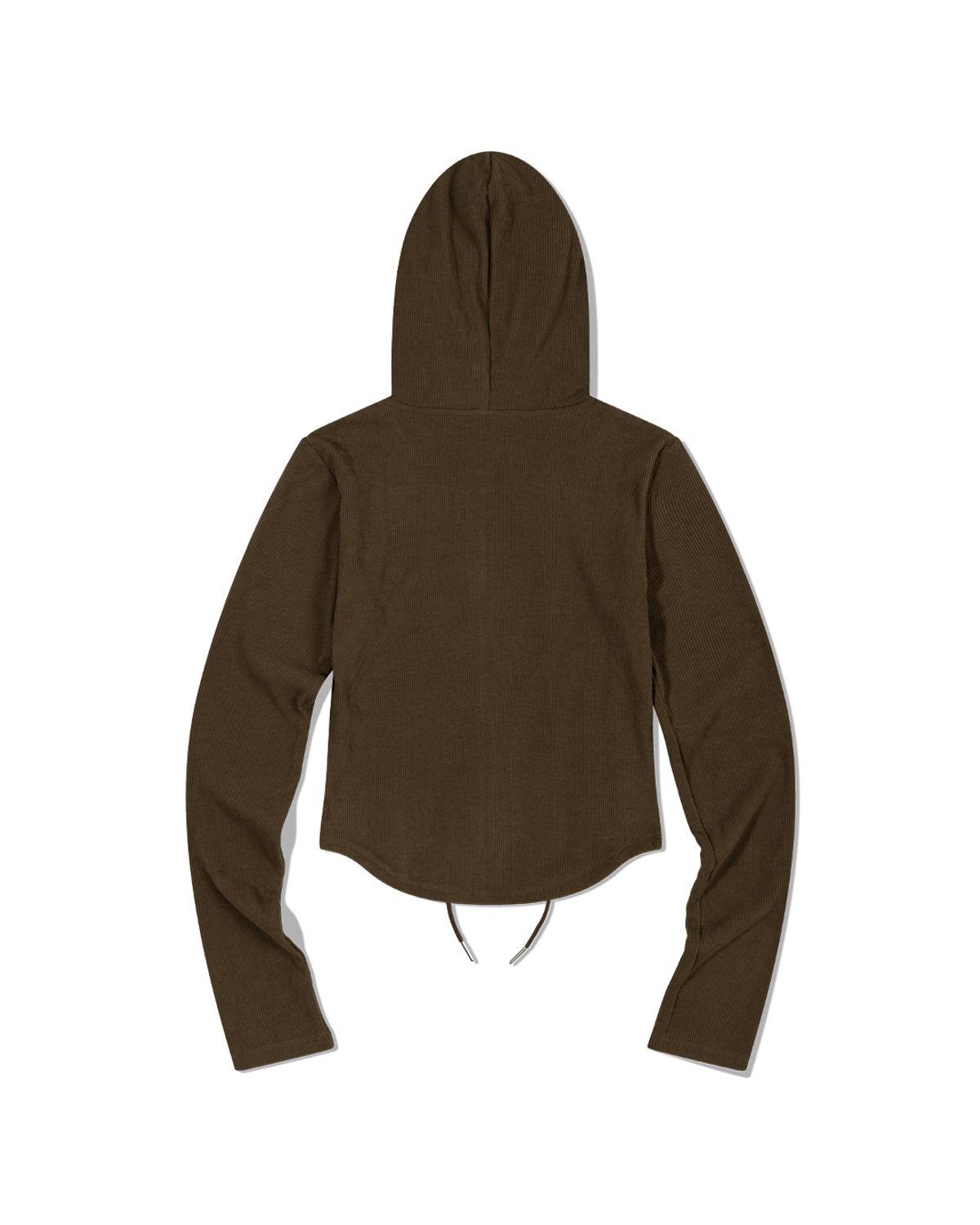 모아(MOAA) 웨이브 스티치 후디 집업 (KHAKI BROWN)