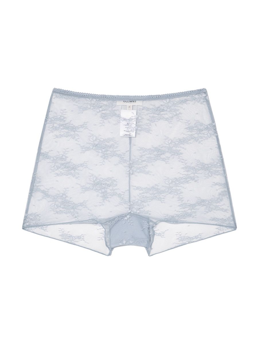 ★GLOWNY★POLLY LACE BOYSHORTS (BABY BLUE)★正規品/直送料込 GLOWNY】 POLLY LACE BOYSHORTS : BABY BLUE ショート・ハーフパンツ