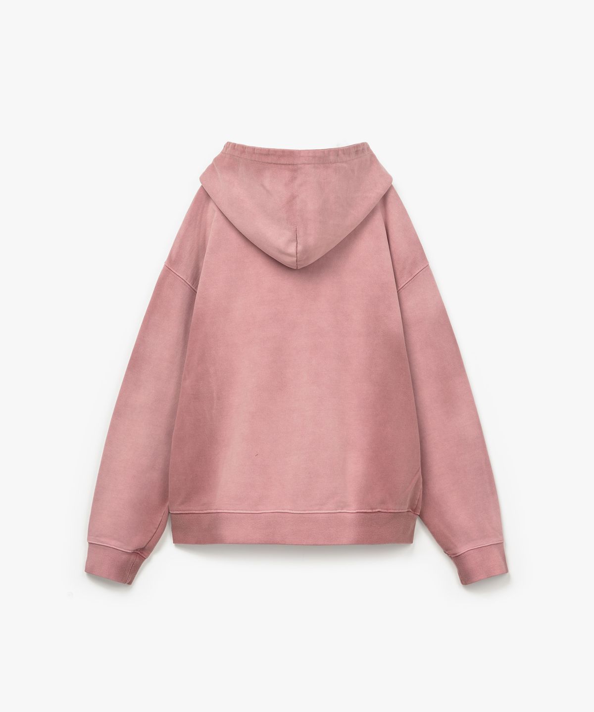 엔와이피(N.Y.P) Uneven Dyed Hoodie (salmon)