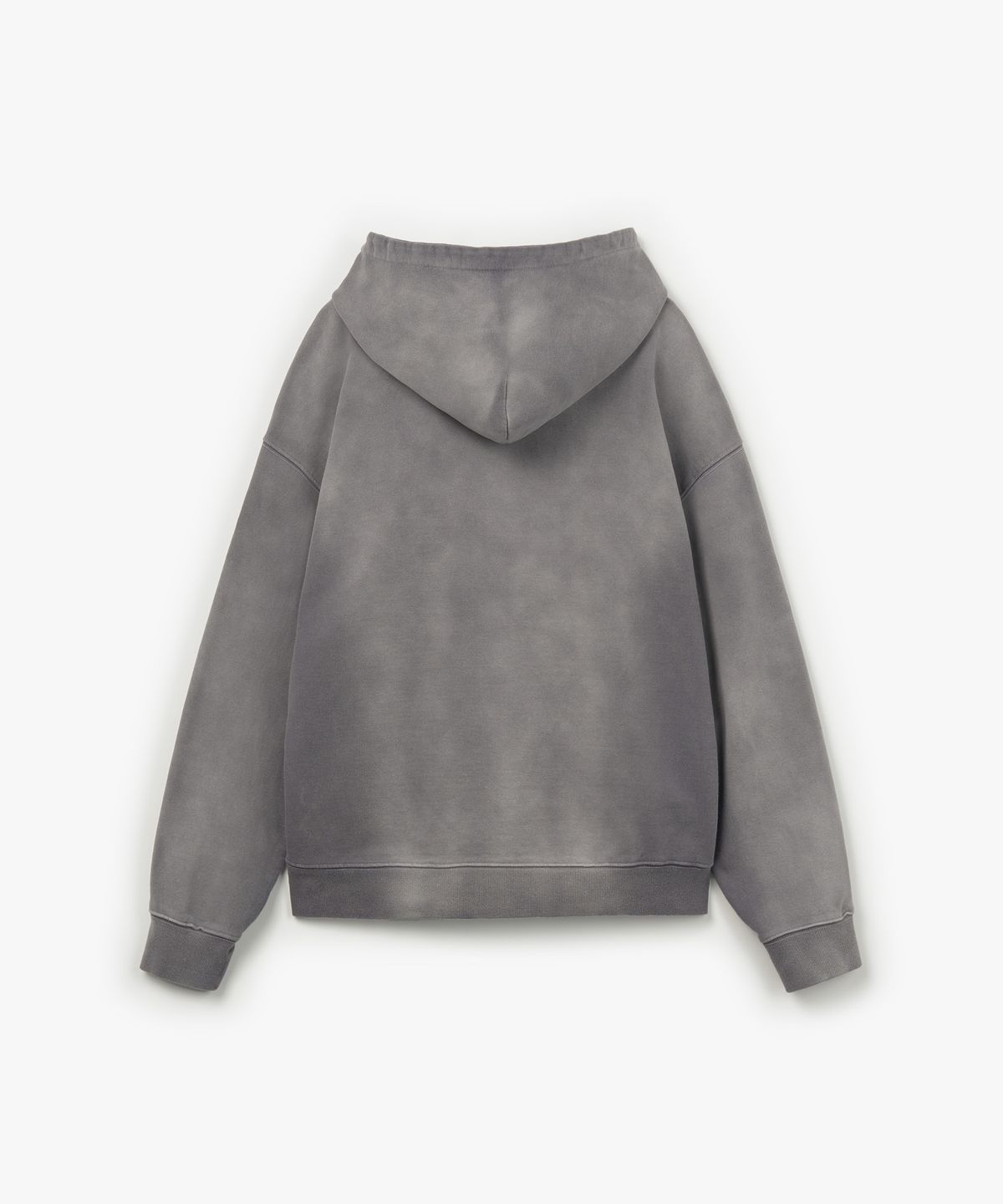 엔와이피(N.Y.P) Uneven Dyed Hoodie (charcoal)