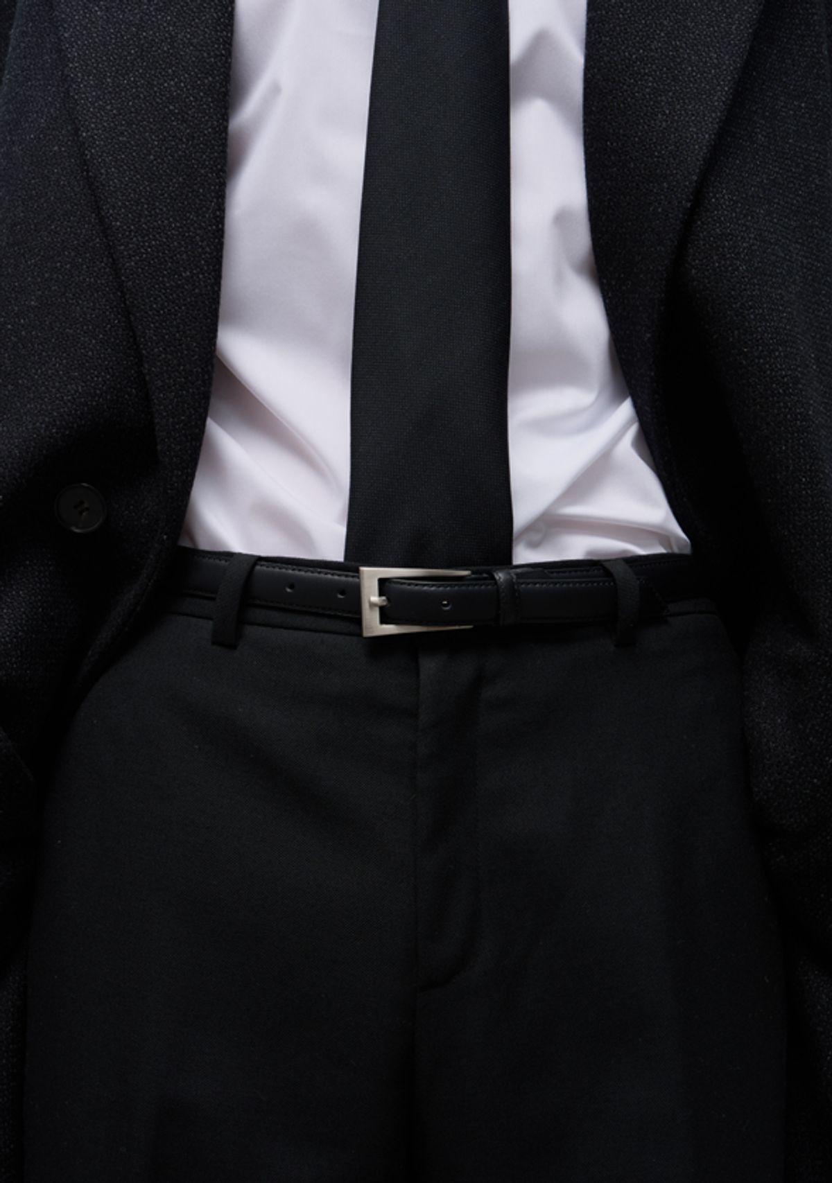 세비지(SAVAGE) 420 Leather Belt - Black