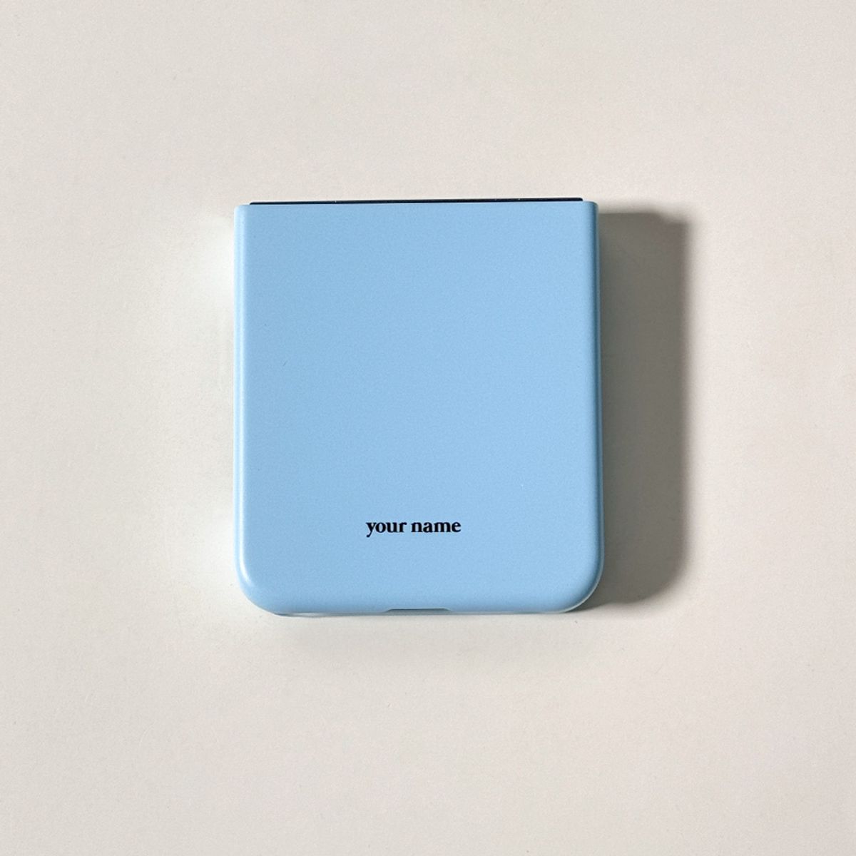 에이쓰리비쓰리(A3B3) Smile Color Pale Blue 스마일 컬러 페일 블루 (Z 플립 3.4.5.6 하드 케이스)