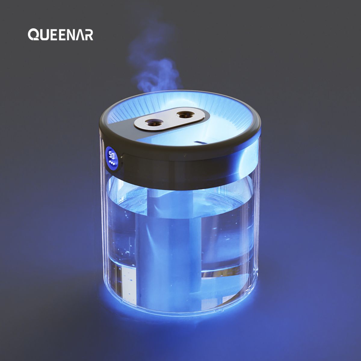 퀸나(QUEENAR) COMFY USB 듀얼 미스트 가습기 1.5L