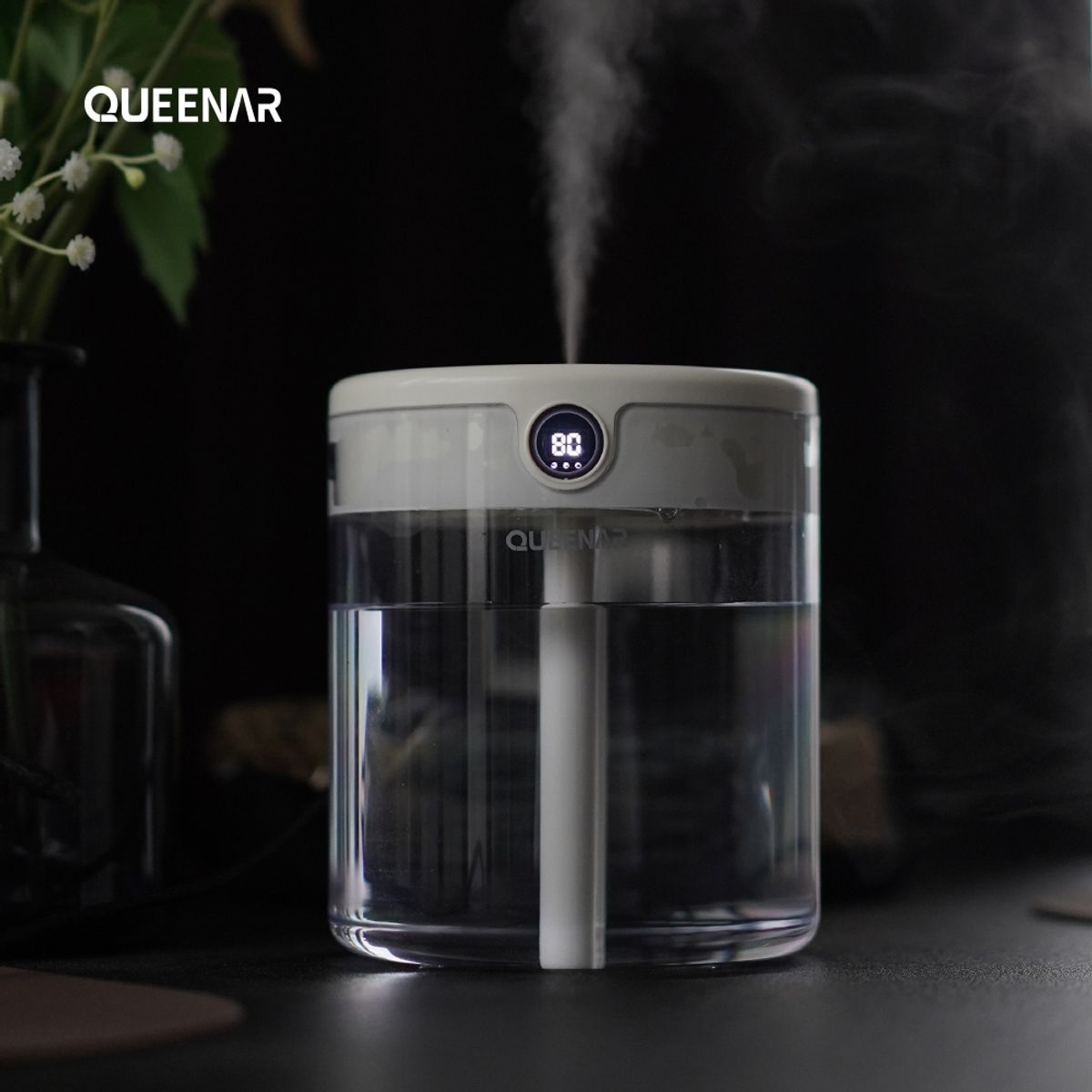 퀸나(QUEENAR) COMFY USB 듀얼 미스트 가습기 1.5L