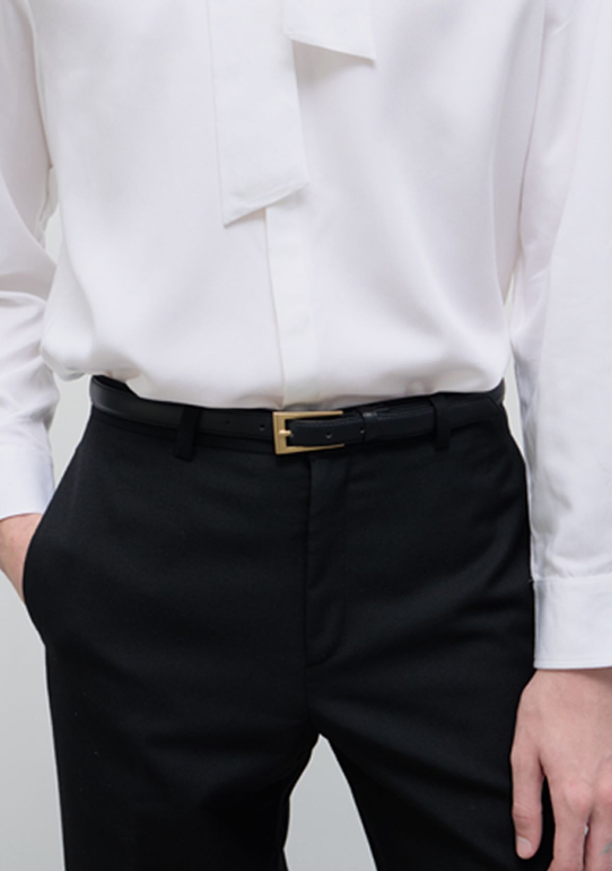 세비지(SAVAGE) 421 Leather Belt - Black