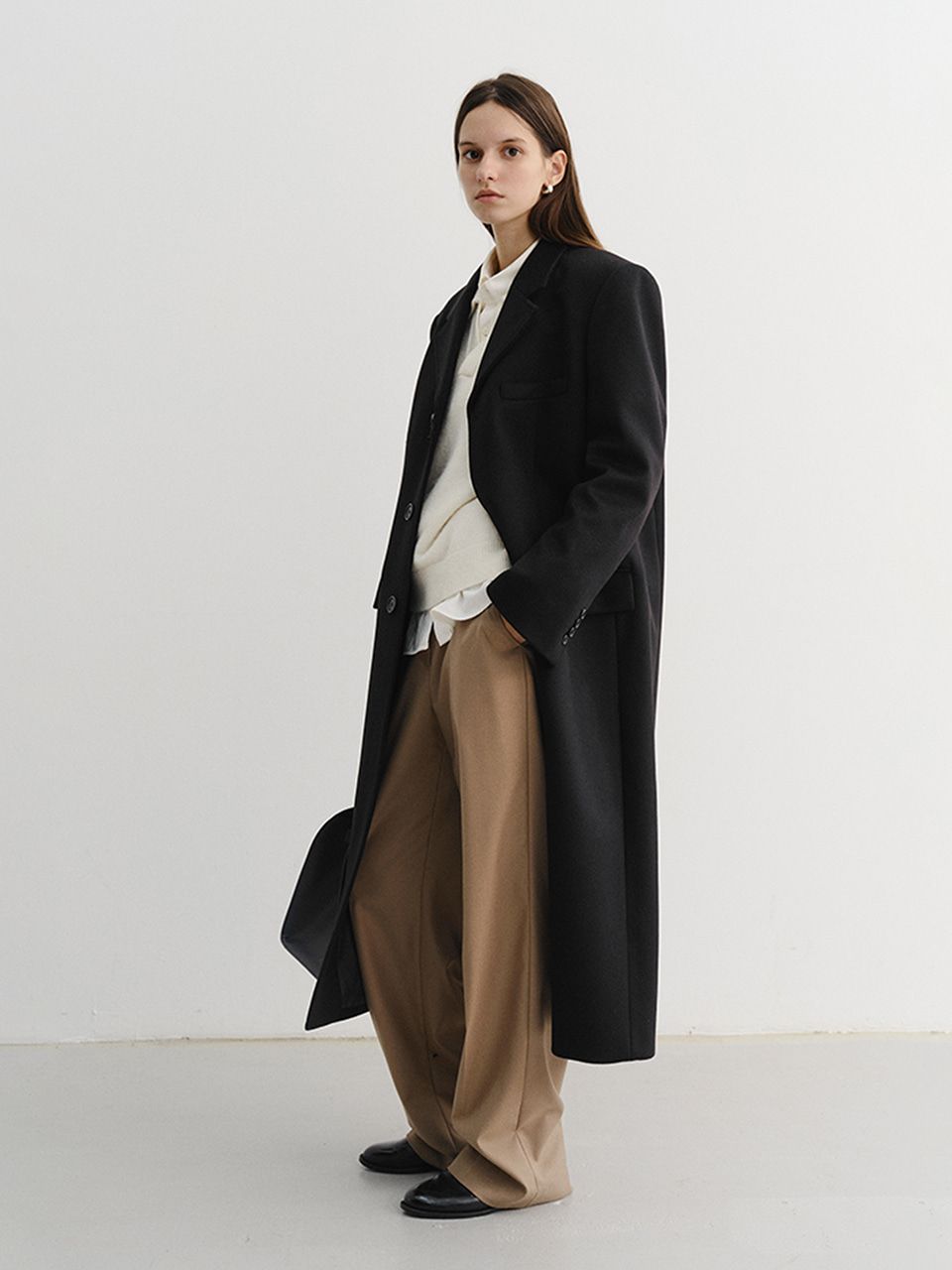 MUSINSA | DUNST FOR WOMEN UNISEX 2-WAY 3 BUTTON CASHMERE