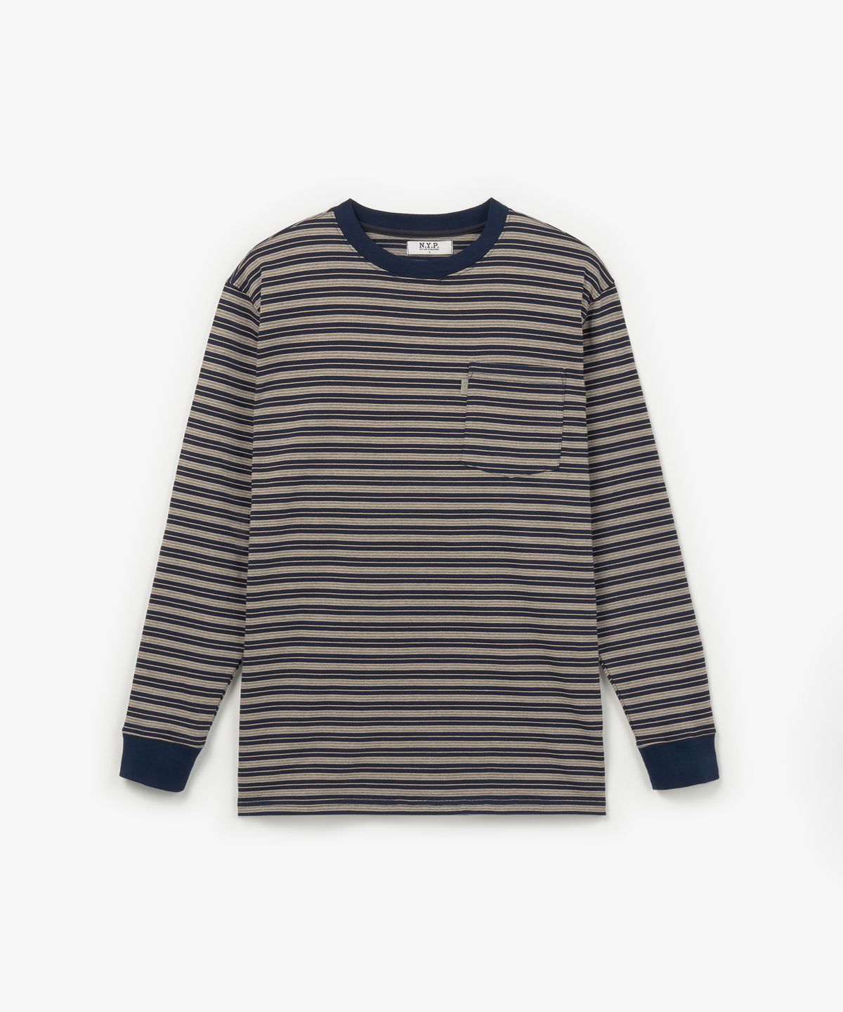 엔와이피(N.Y.P) L/S Stripe Tee (navy)