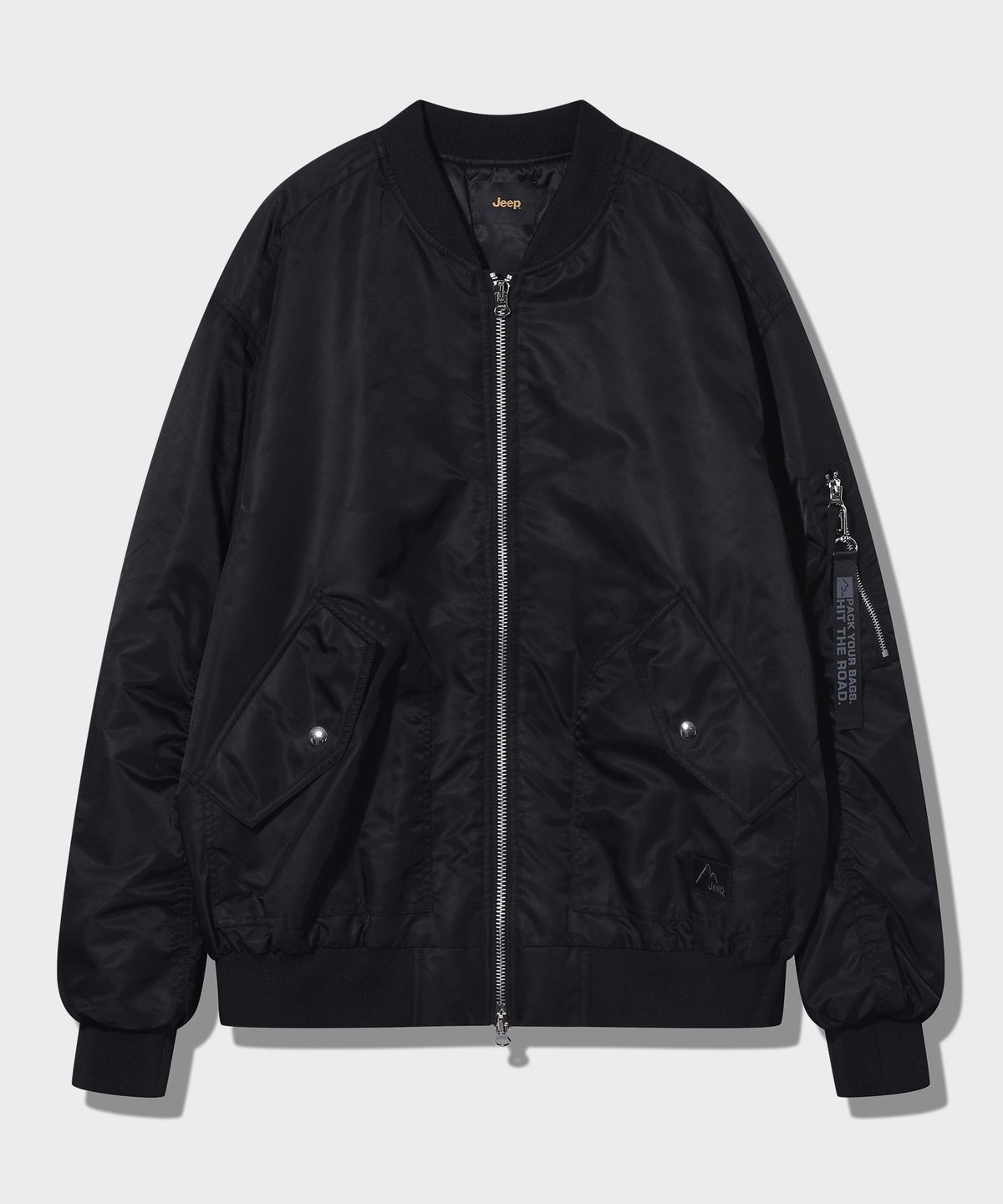 지프(JEEP) 2way MA-1 포켓 항공점퍼 BLACK (JQ5JPU001BK)
