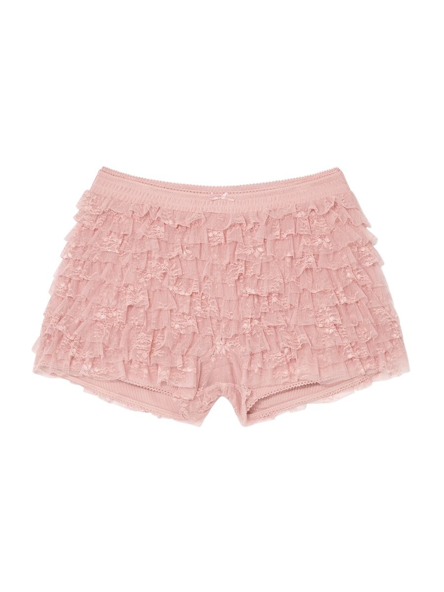 【glowny】24FW POLLY LACE BLOOMER SHORTS MUSINSA | GLOWNY POLLY LACE BLOOMER SHORTS (PINK)