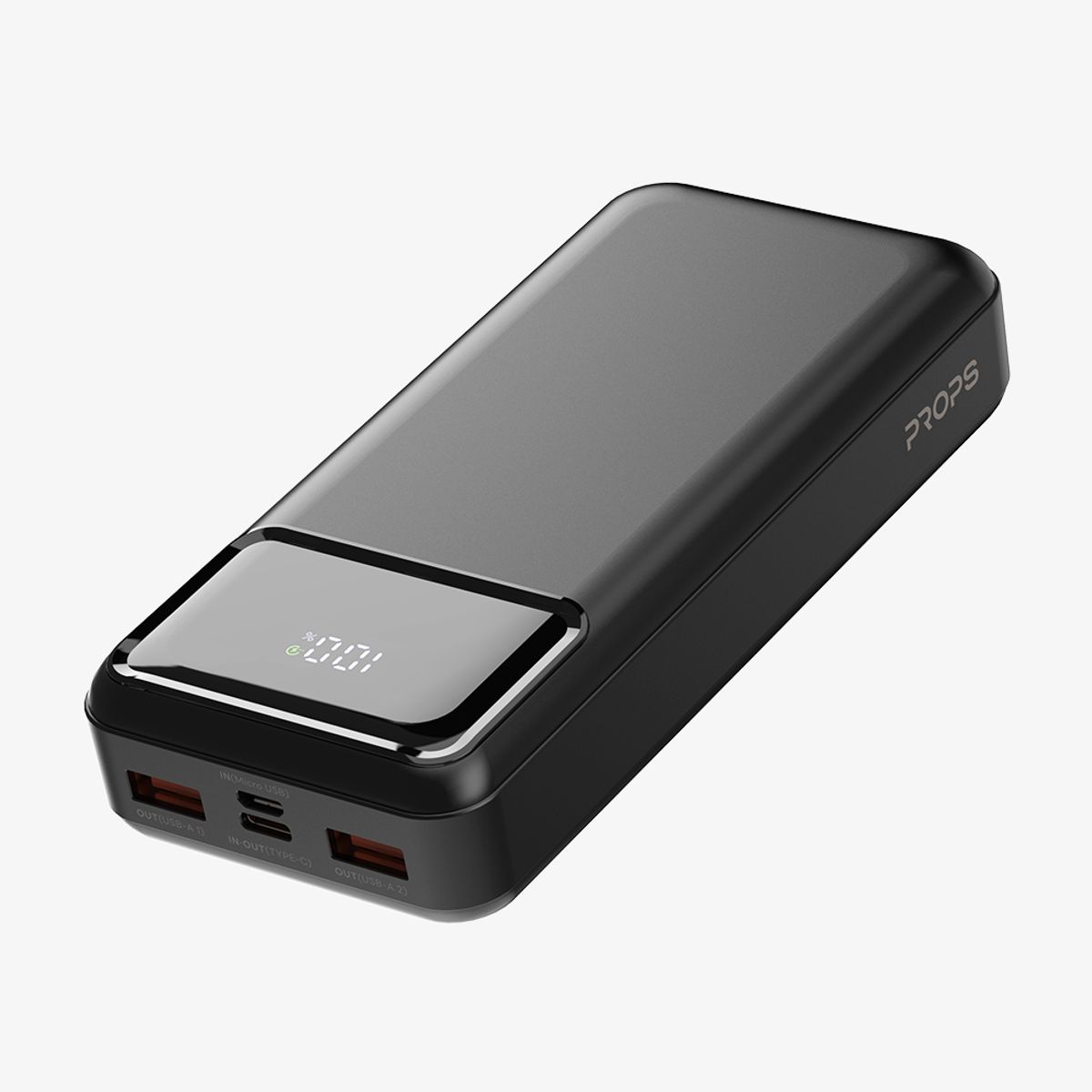 프롭스(PROPS) 22.5W PD 고속충전 LED 잔량표시 대용량 보조배터리 20000mAh