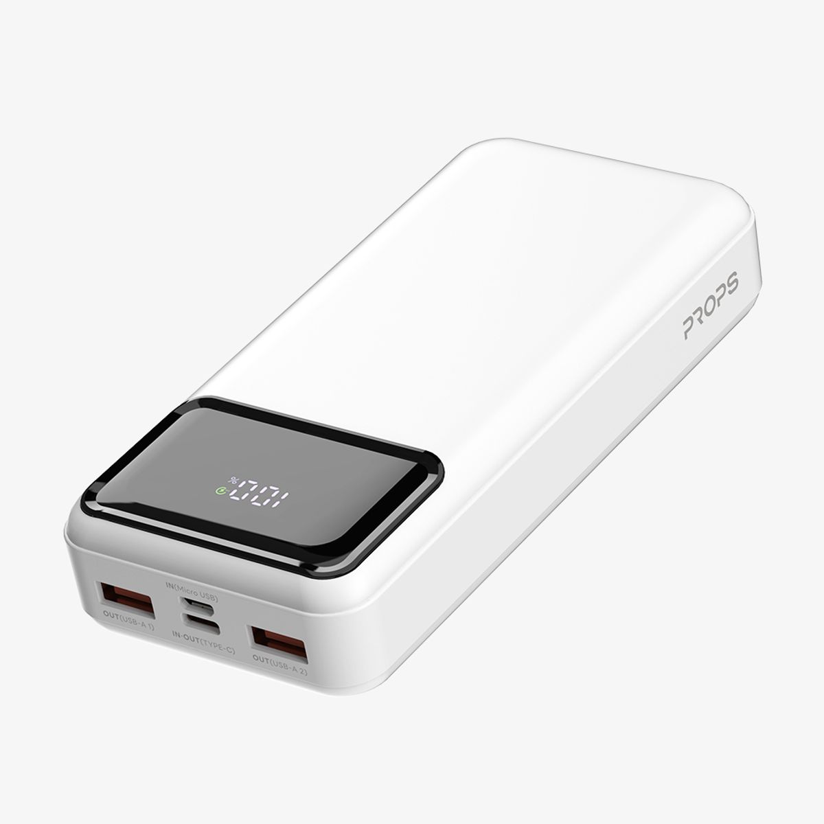 프롭스(PROPS) 22.5W PD 고속충전 LED 잔량표시 대용량 보조배터리 20000mAh