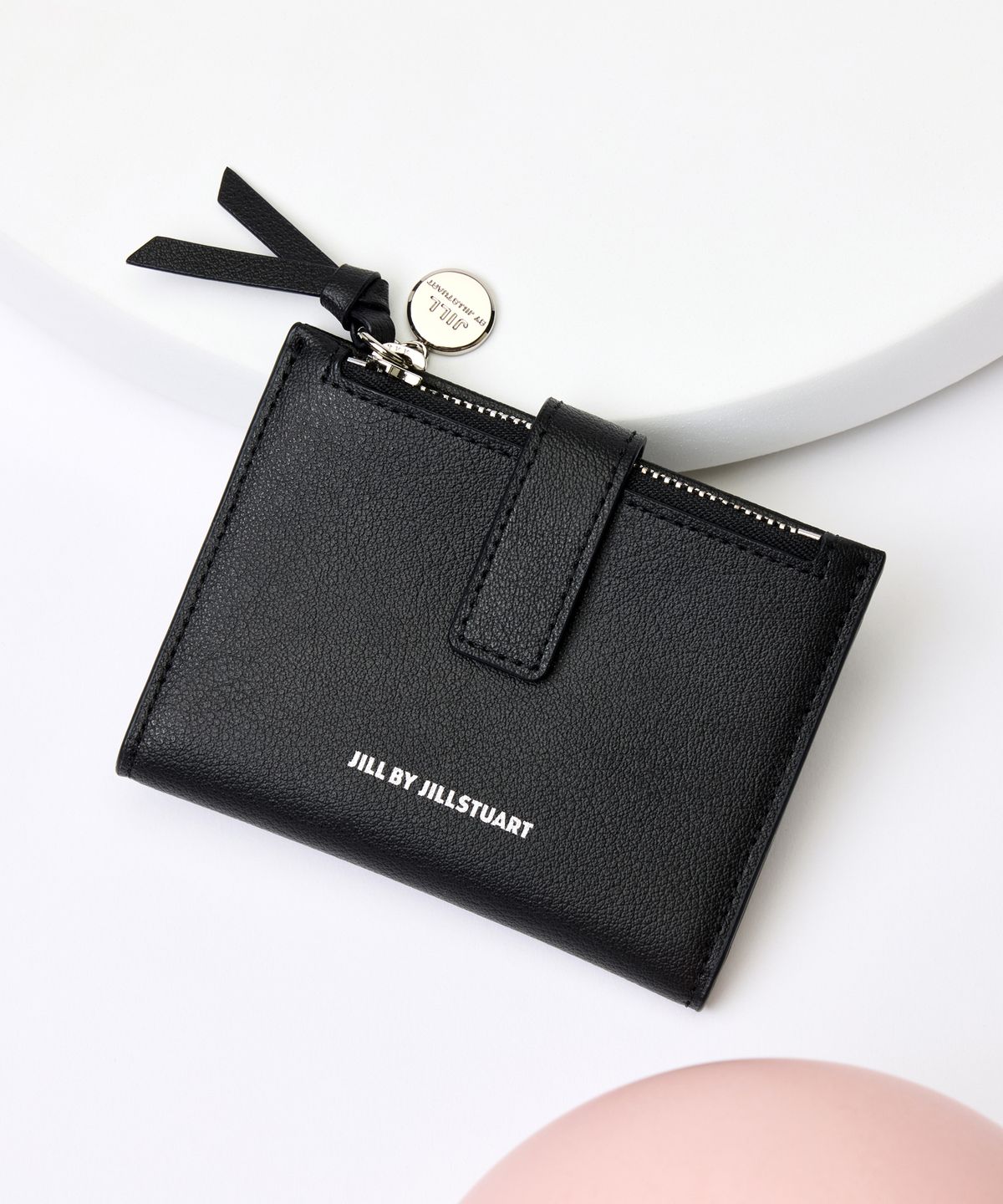 질바이질스튜어트(JILL BY JILLSTUART) [BONNIE] 블랙 지퍼 카드지갑