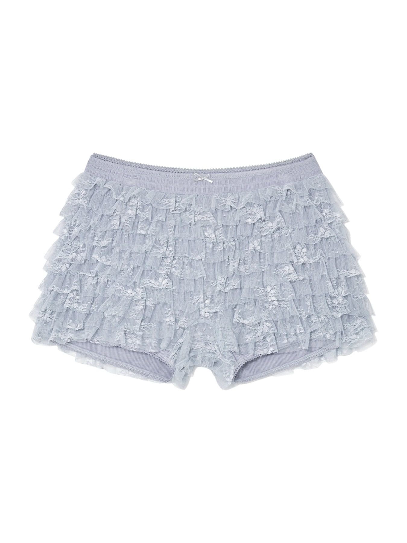 MUSINSA公式 | GLOWNY POLLY LACE BLOOMER SHORTS (BABY BLUE)