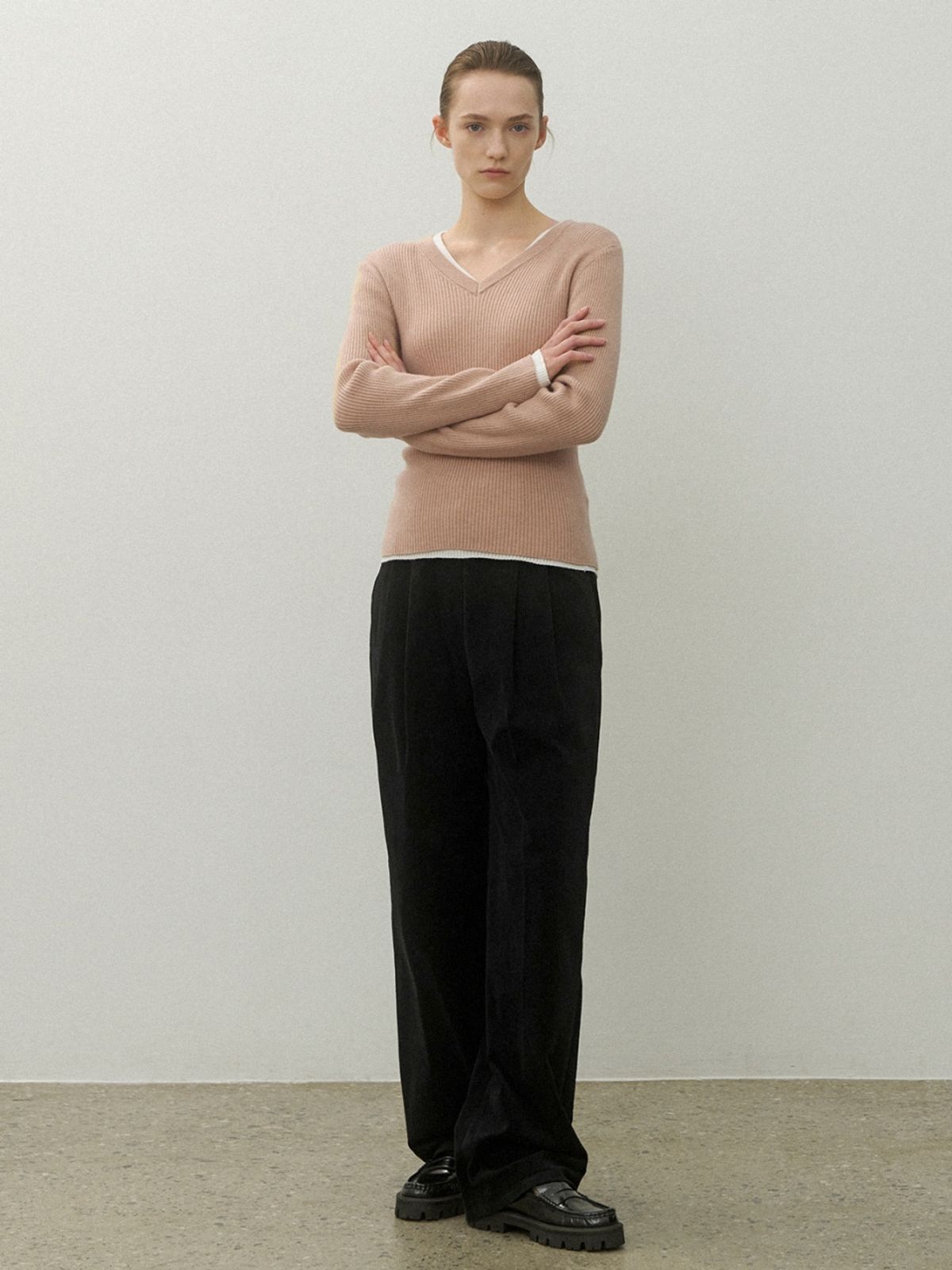아틀리에 나인(ATELIER NAIN) (PT-5609)ESSENTIAL CORDUROY TWO-TUCK PANTS