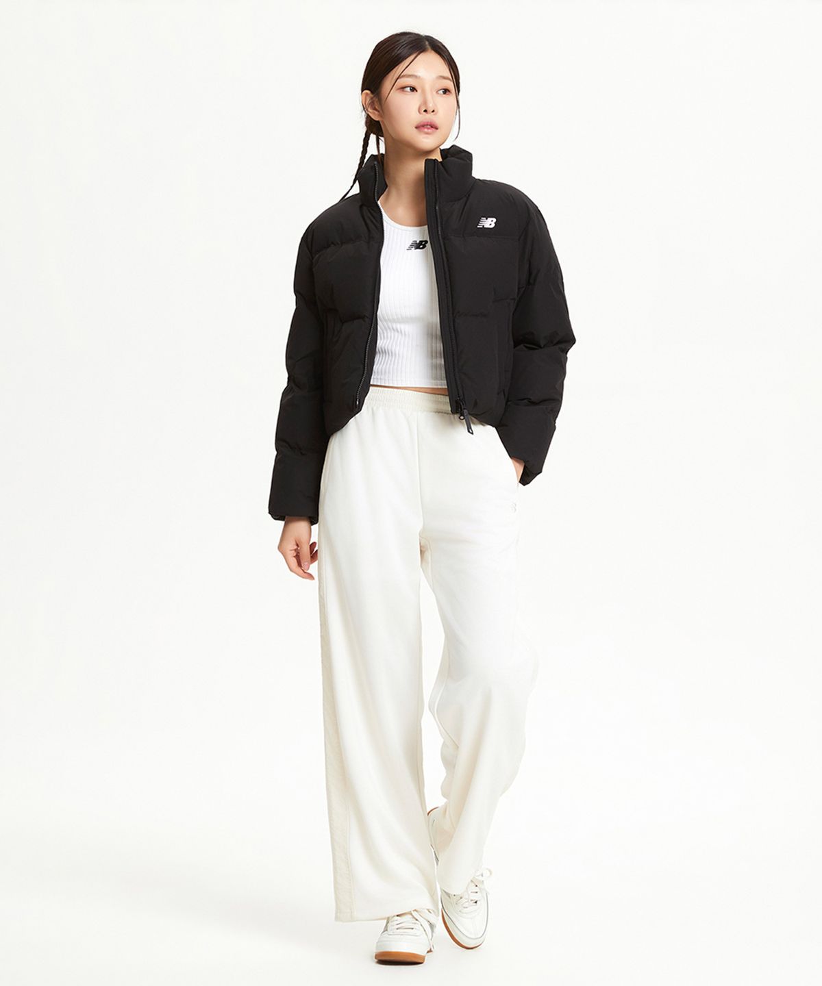 뉴발란스(NEW BALANCE) NBNPE4W102 / WOMEN 액티브 숏 구스다운 (6컬러)