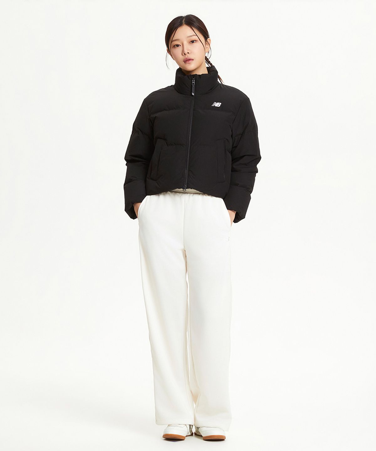 뉴발란스(NEW BALANCE) NBNPE4W102 / WOMEN 액티브 숏 구스다운 (6컬러)