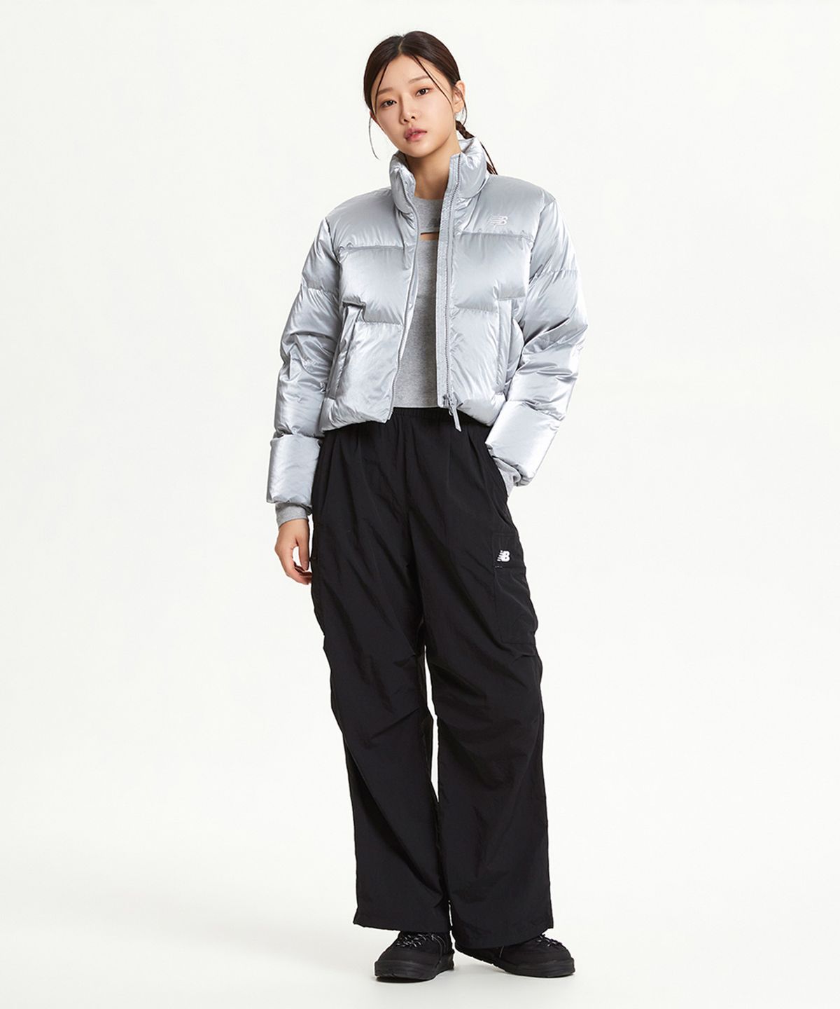 뉴발란스(NEW BALANCE) NBNPE4W102 / WOMEN 액티브 숏 구스다운 (6컬러)