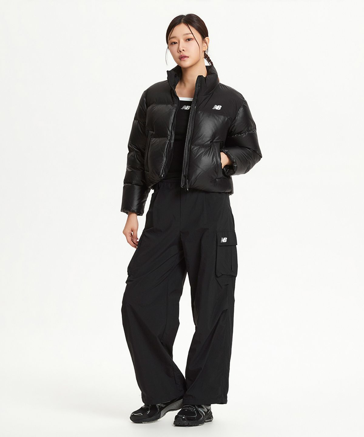 뉴발란스(NEW BALANCE) NBNPE4W102 / WOMEN 액티브 숏 구스다운 (6컬러)