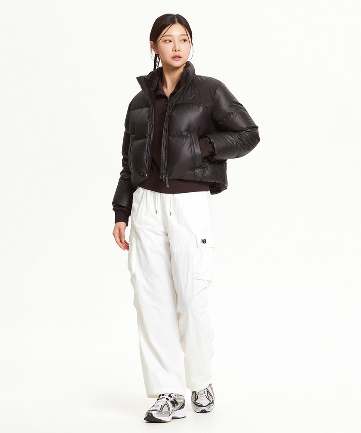 뉴발란스(NEW BALANCE) NBNPE4W102 / WOMEN 액티브 숏 구스다운 (6컬러)