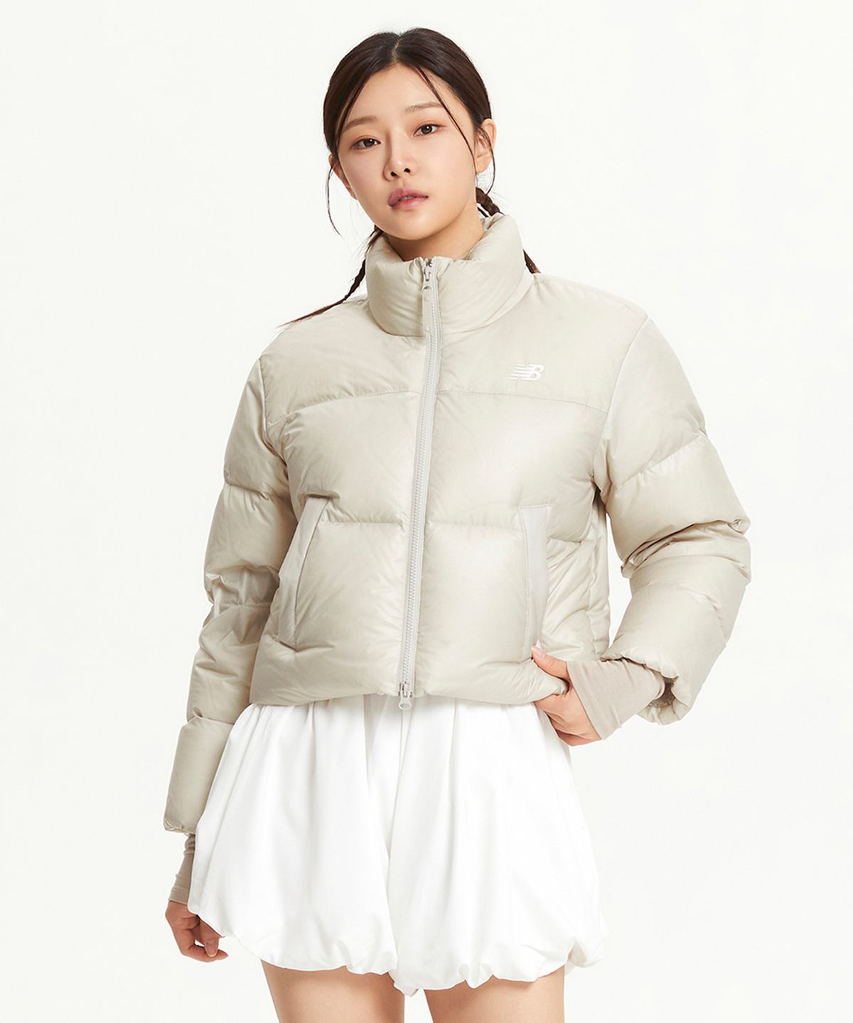 뉴발란스(NEW BALANCE) NBNPE4W102 / WOMEN 액티브 숏 구스다운 (6컬러)