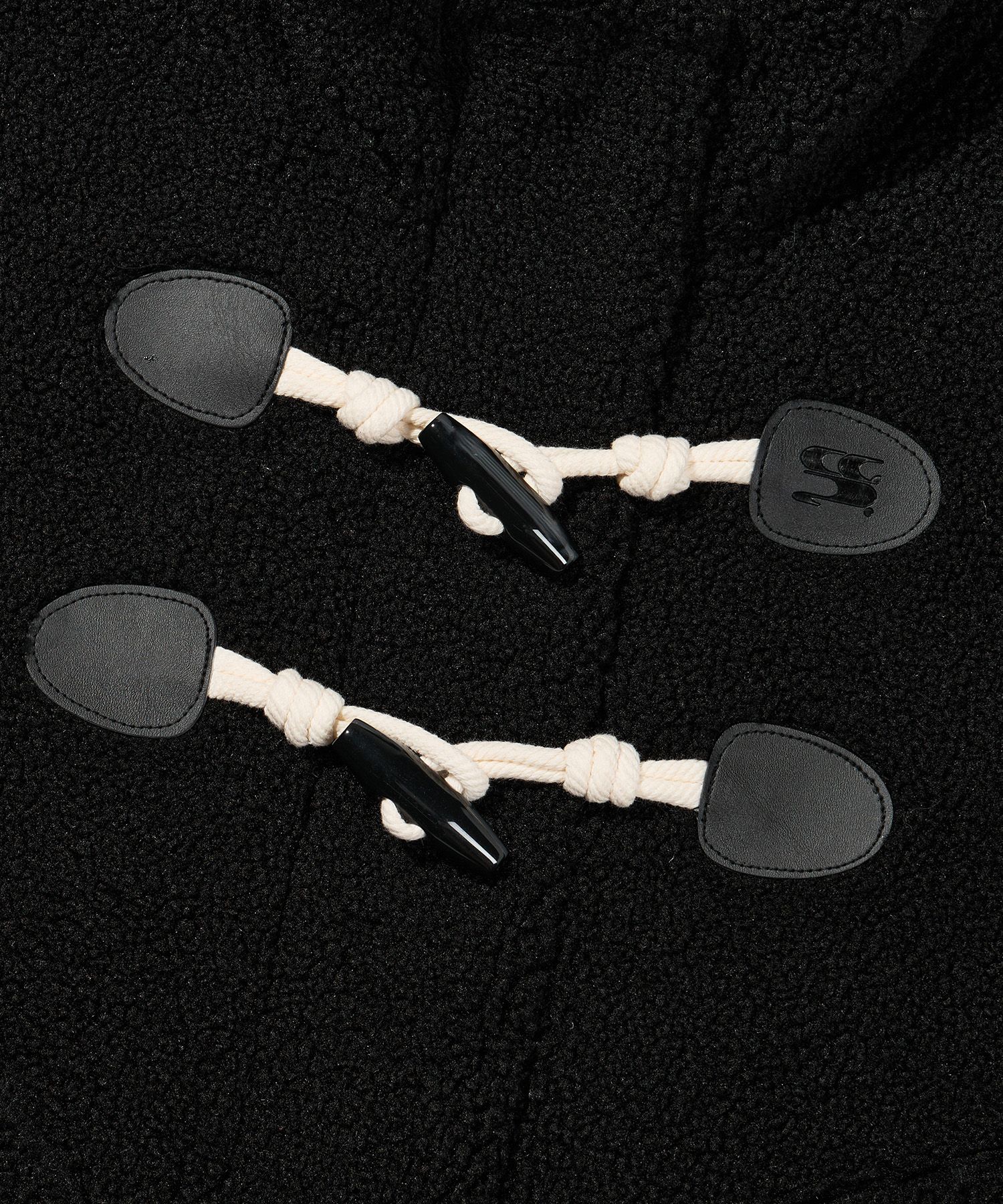 フリースジャケット codegraphy Women's Duffel Short Fleece Jumper Black MUSINSA | Codegraphy (Women) Duffle Short Fleece Jumper_Black