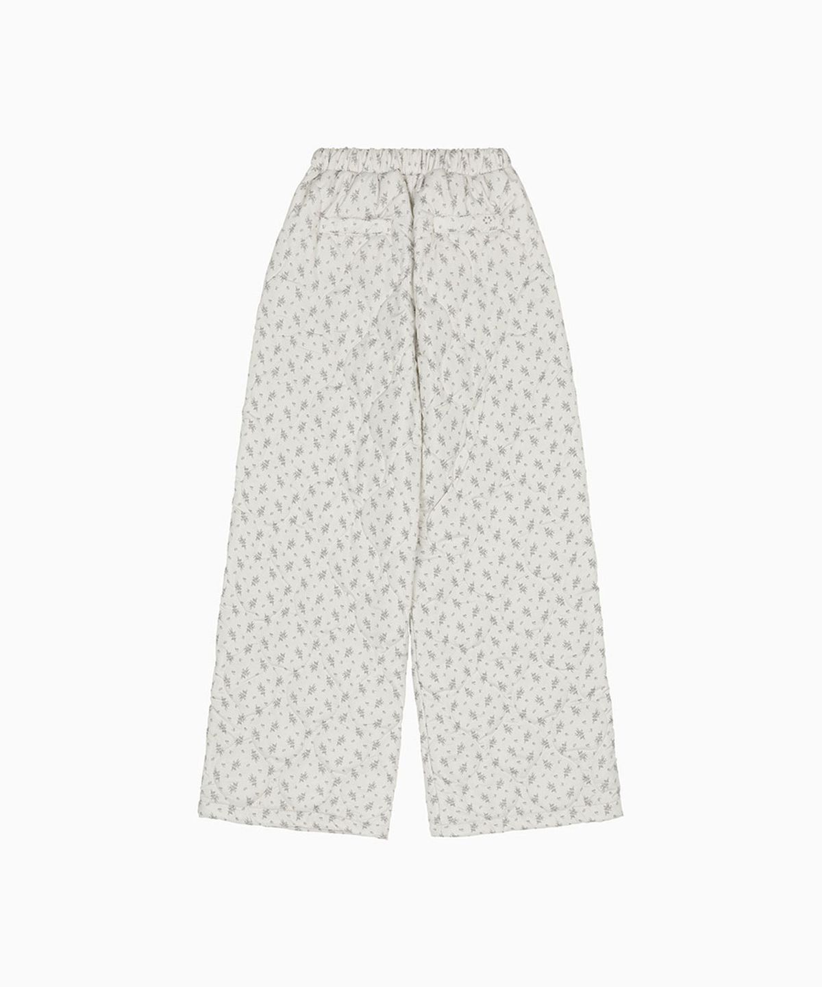 오헤시오(OHESHIO) FLOWER PADDING PANTS, GRAY
