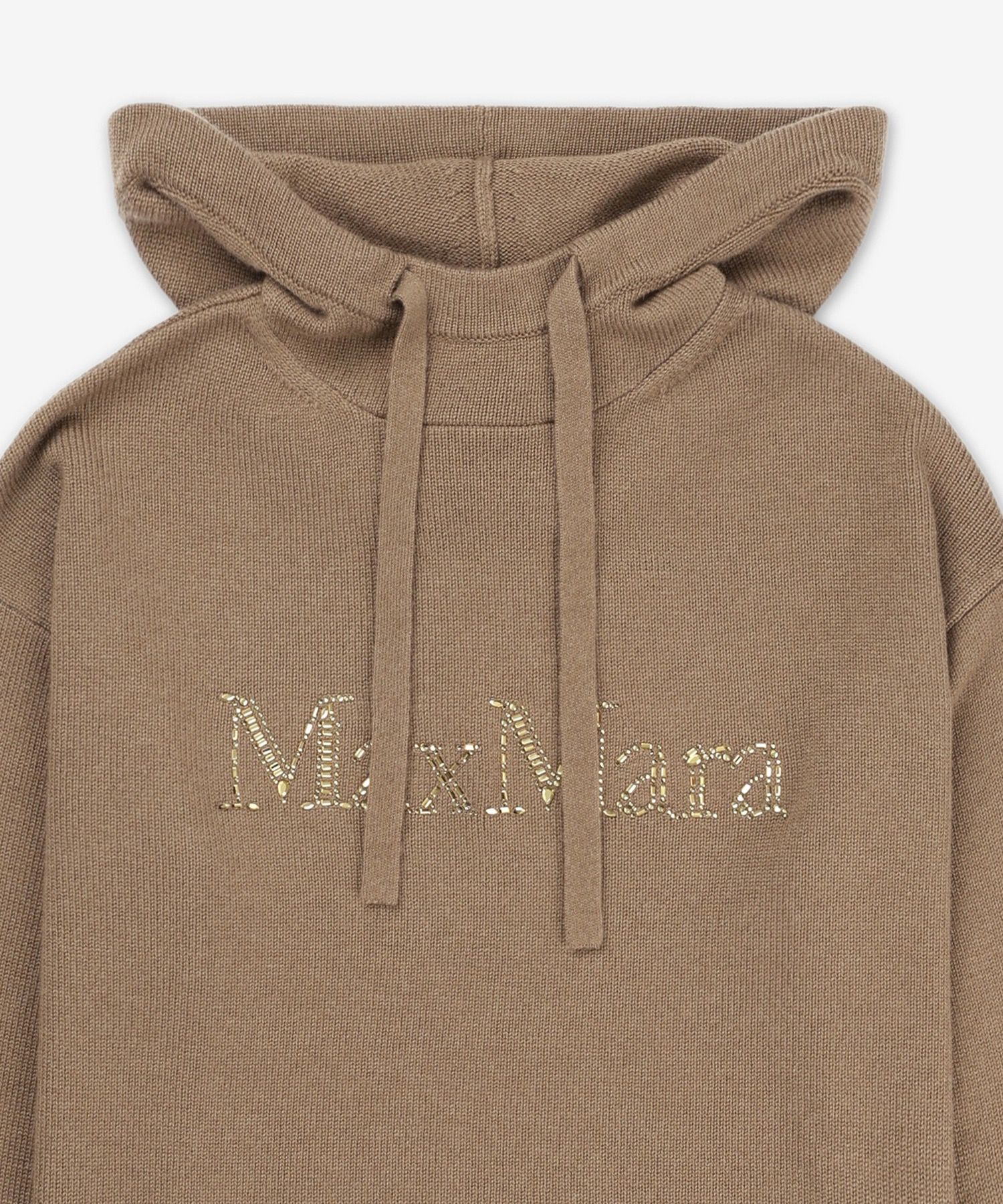 MUSINSA | S MAX MARA Gorizia Knit Hoodie - Camel