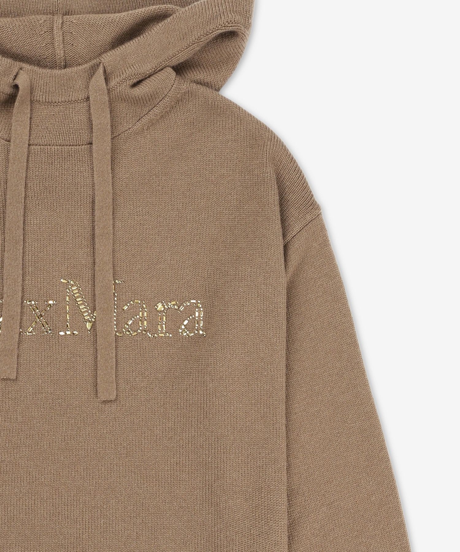 MUSINSA | S MAX MARA Gorizia Knit Hoodie - Camel