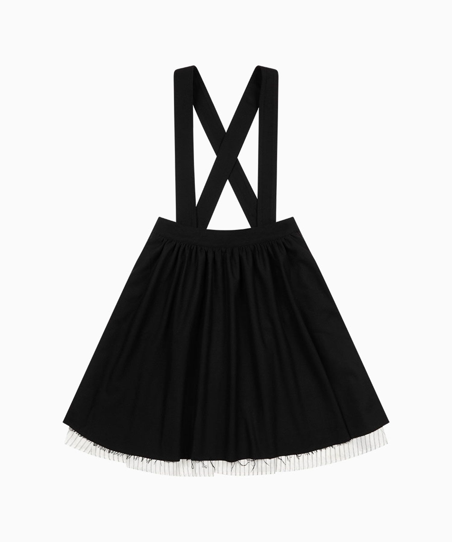 【OHESHIO】24fw SHOULDER STRAP SKIRT MUSINSA | OHESHIO SHOULDER STRAP SKIRT, BLACK