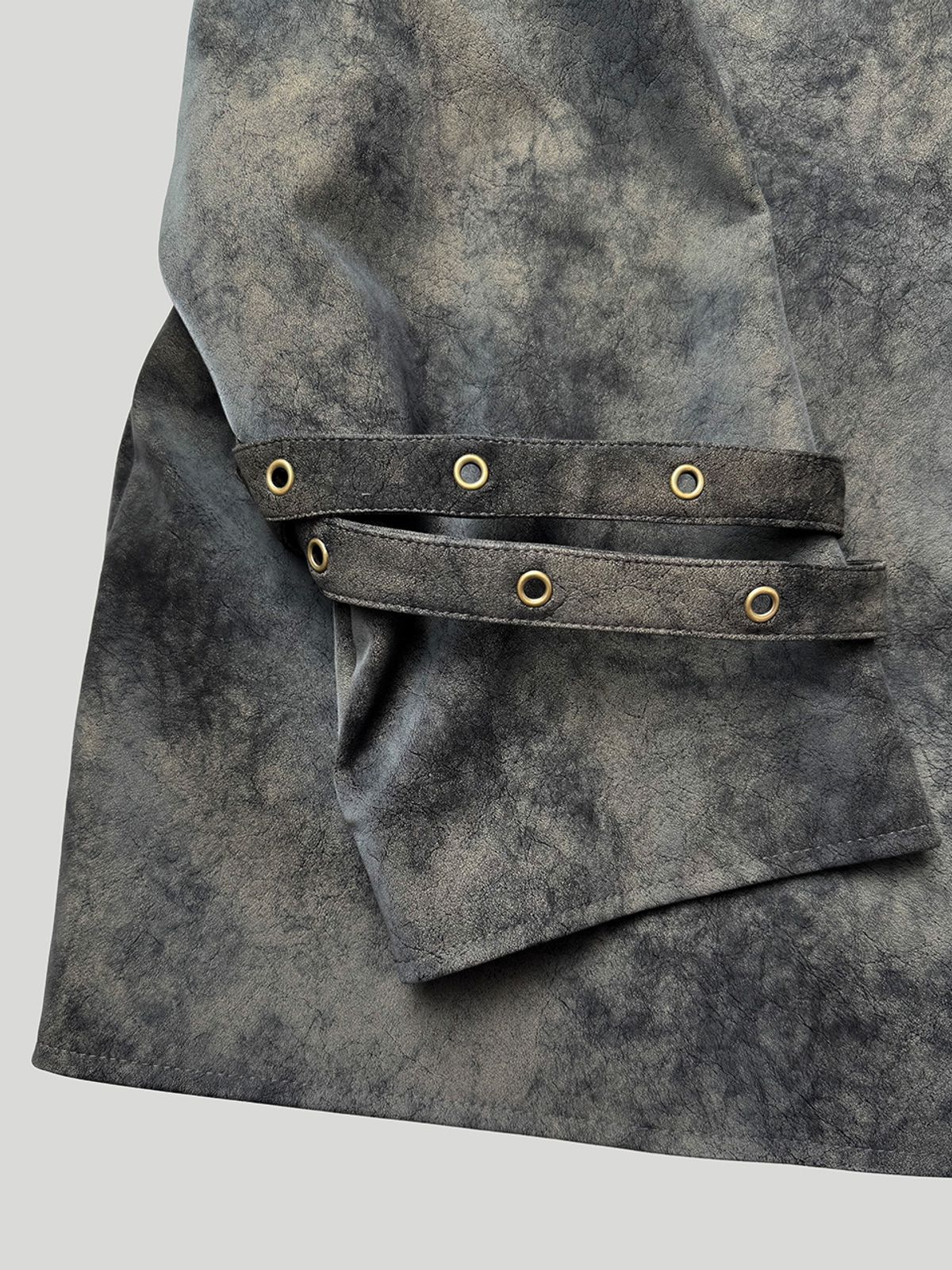 스틸레써디(STILLLETHARDY) CLOUDY LEATHER HOOD JACKET