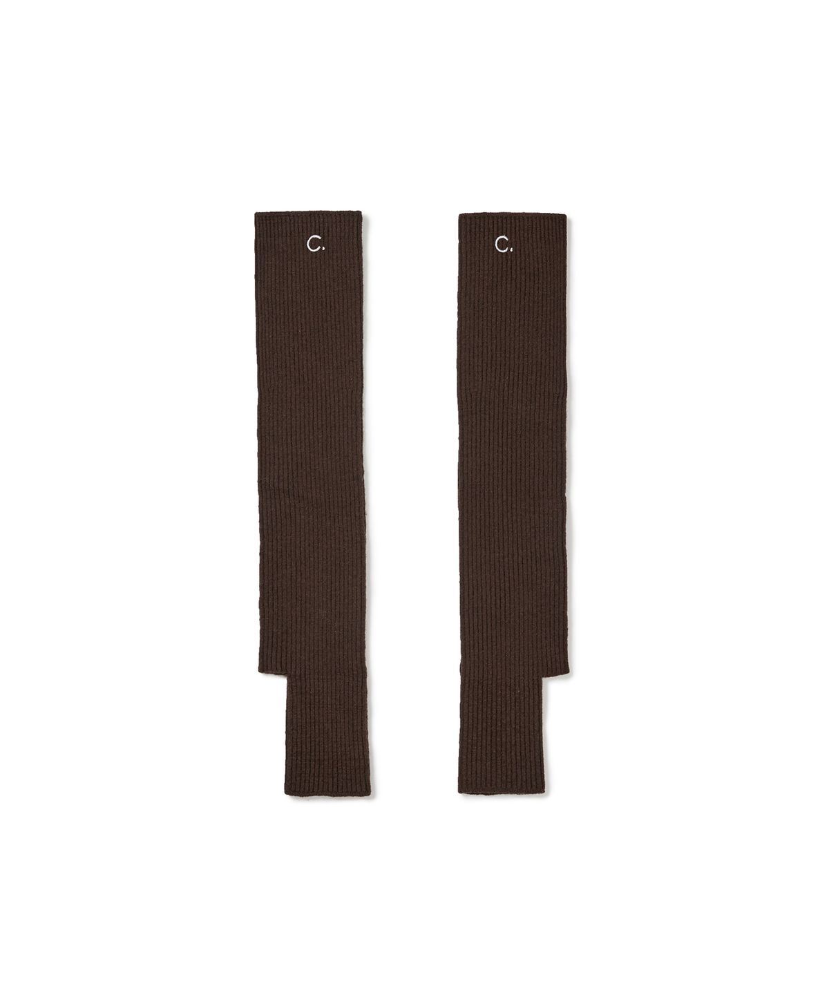 클로브(CLOVE) [24FW clove] Knit Hand Warmer (Brown)