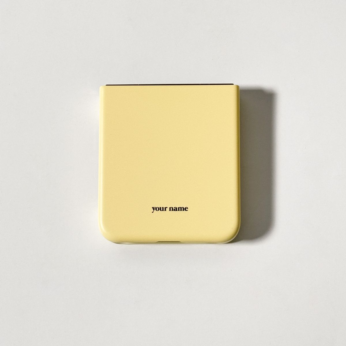 에이쓰리비쓰리(A3B3) Smile Color Whitish Yellow 스마일 컬러 화이티쉬 옐로 (Z 플립 3.4.5.6 하드 케이스)