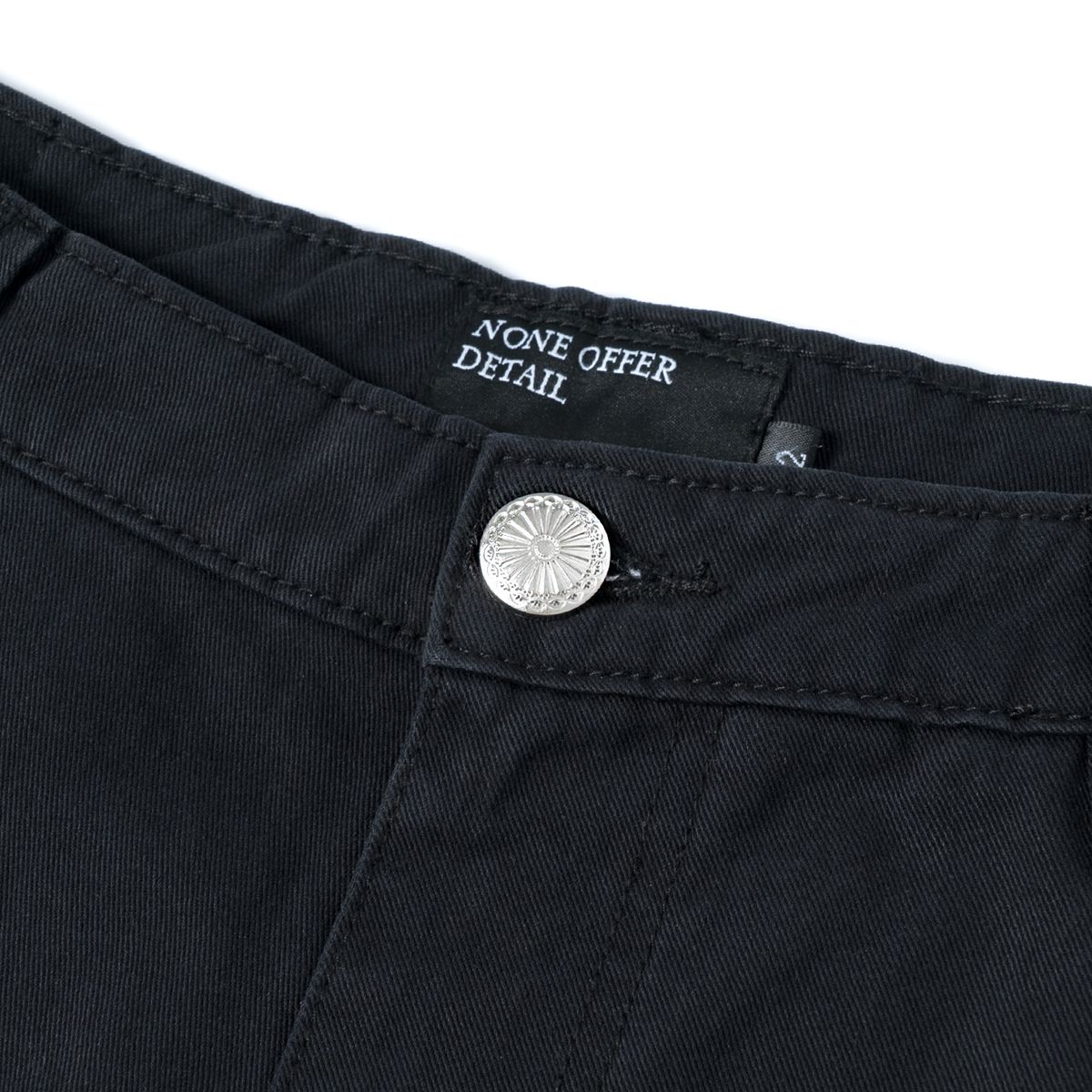 노드(NOD) Stone Washed Cargo pants (Black)