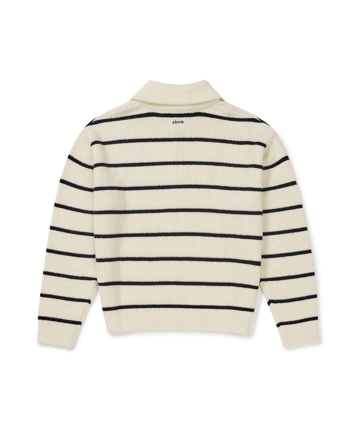 클로브(CLOVE) [24FW clove] Half-Zip Knit Sweater (Ivory)
