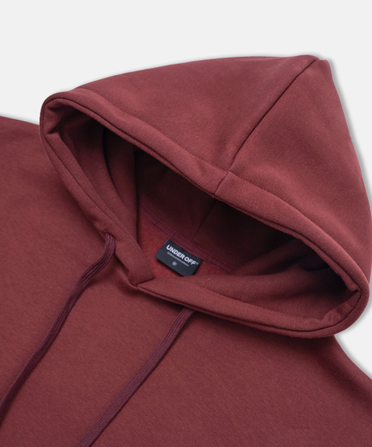 언더오프(UNDEROFF) 피치스킨 에센셜 빈티지고딕 기모 후디 3colors