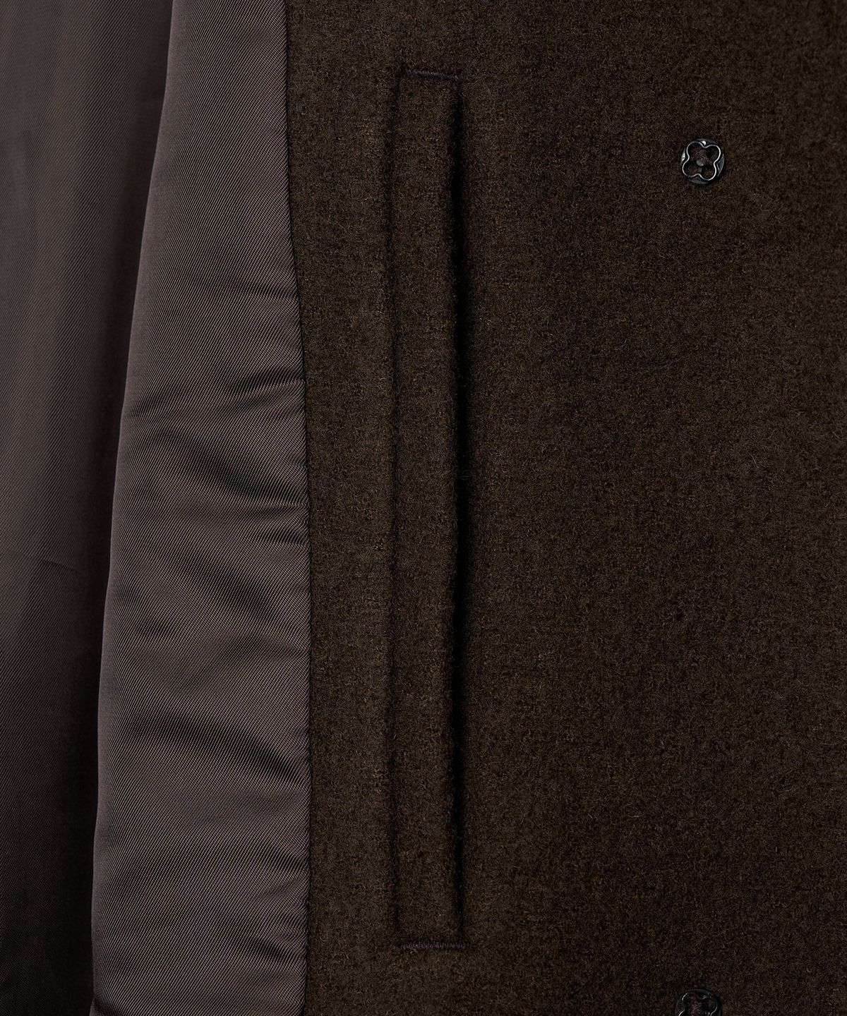 튜드먼트(TTUDEMENT) [4COLORS] CLASSIC WOOL HALF COAT