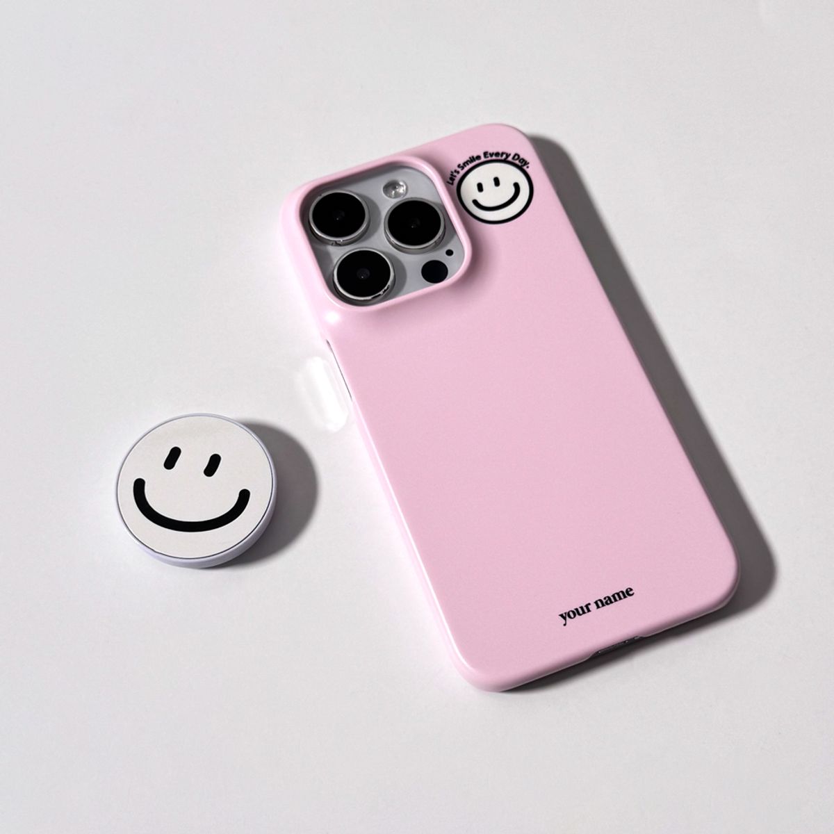 에이쓰리비쓰리(A3B3) Smile Color Pale Pink 스마일 컬러 페일 핑크 (하드/맥세이프 하드)