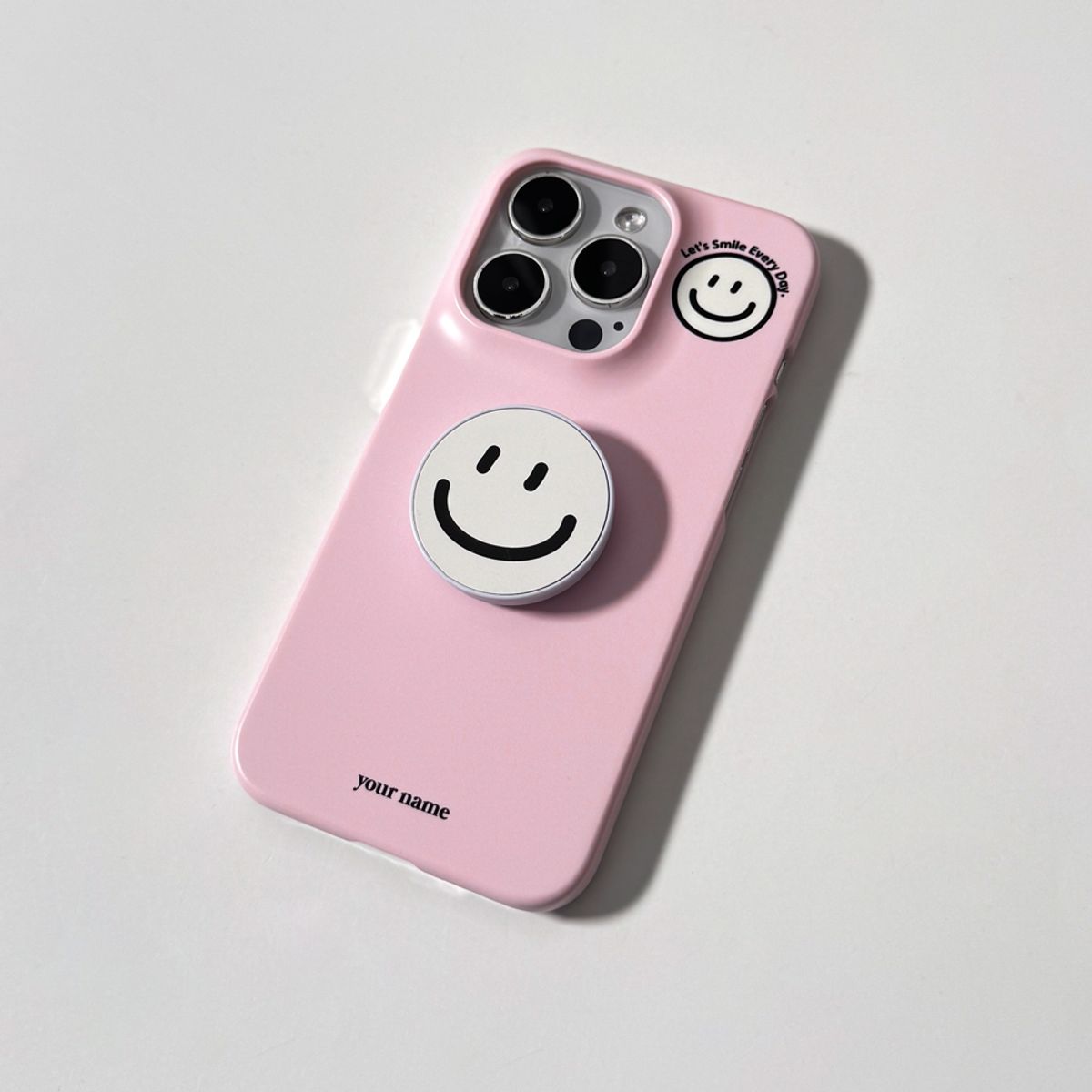 에이쓰리비쓰리(A3B3) Smile Color Pale Pink 스마일 컬러 페일 핑크 (하드/맥세이프 하드)