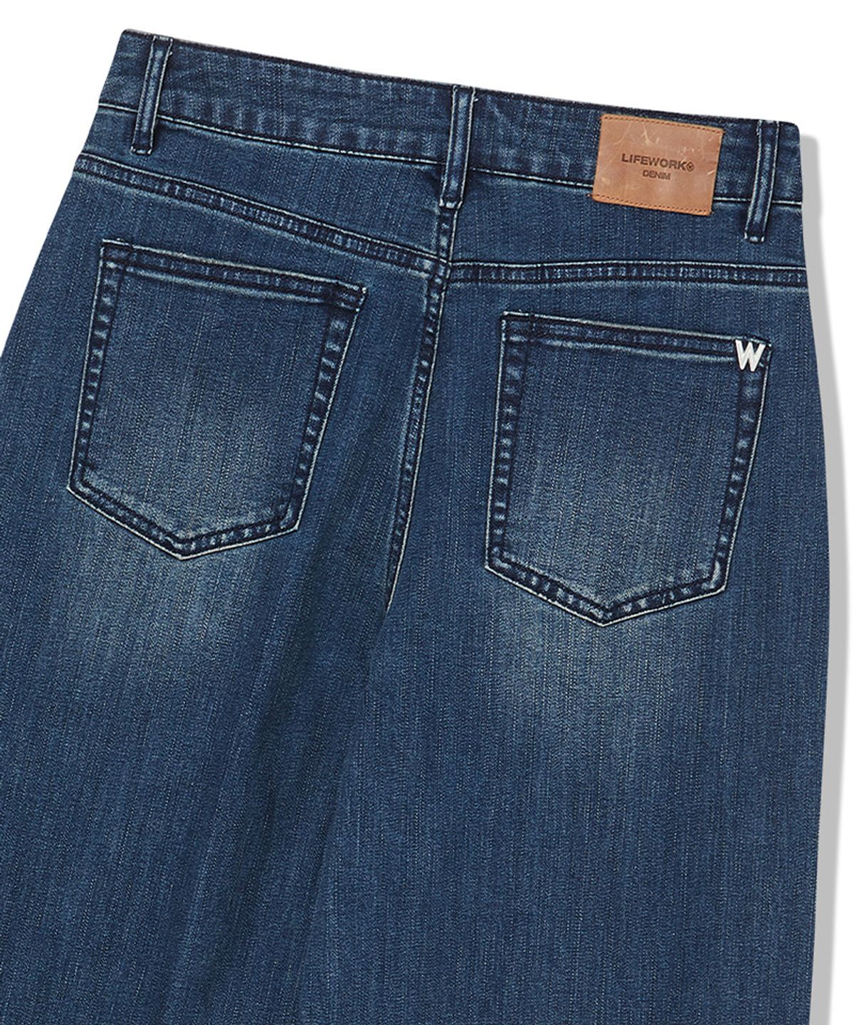 라이프워크(LIFEWORK) 여성) LW3 데일리 데님 와이드 팬츠